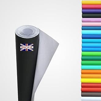 Jet Black Wrapping Paper Roll 10m x 76cm - Large Display Poster & Backing Paper 80gsm for Crafts, Art, School, Packing, Table Covers, Painting & Notice Boards