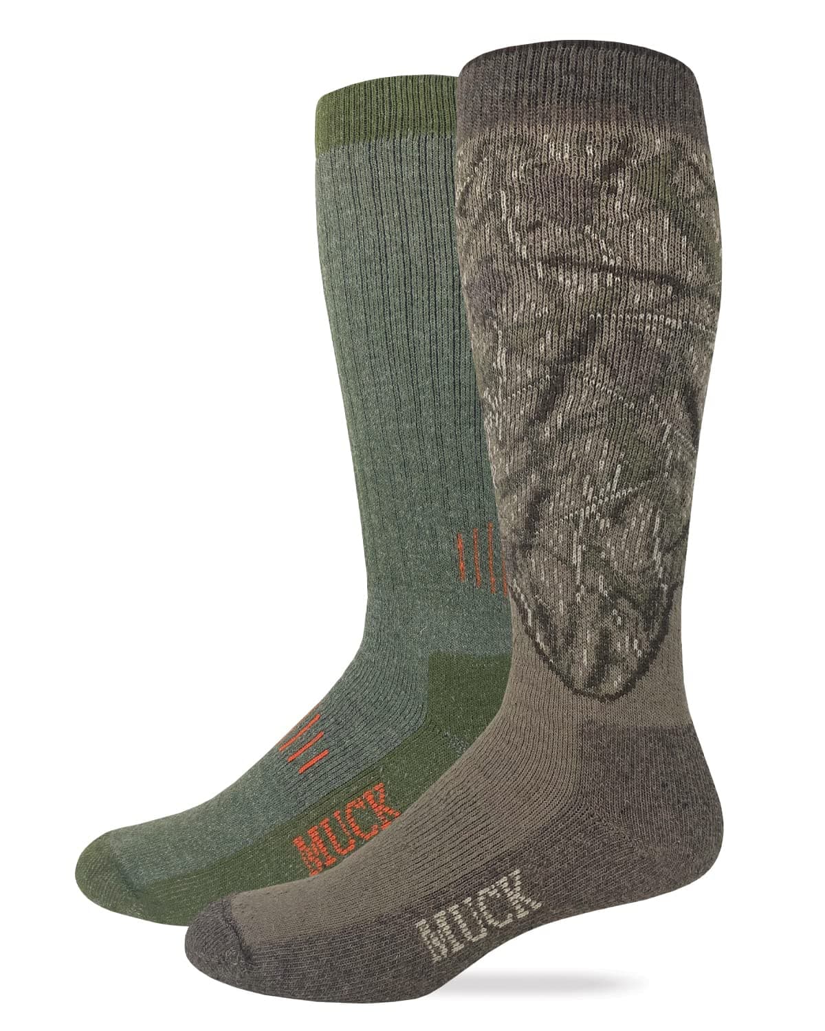 Boot Mens Merino Wool Blend Camo Tall Boot Socks 2 Pair Pack