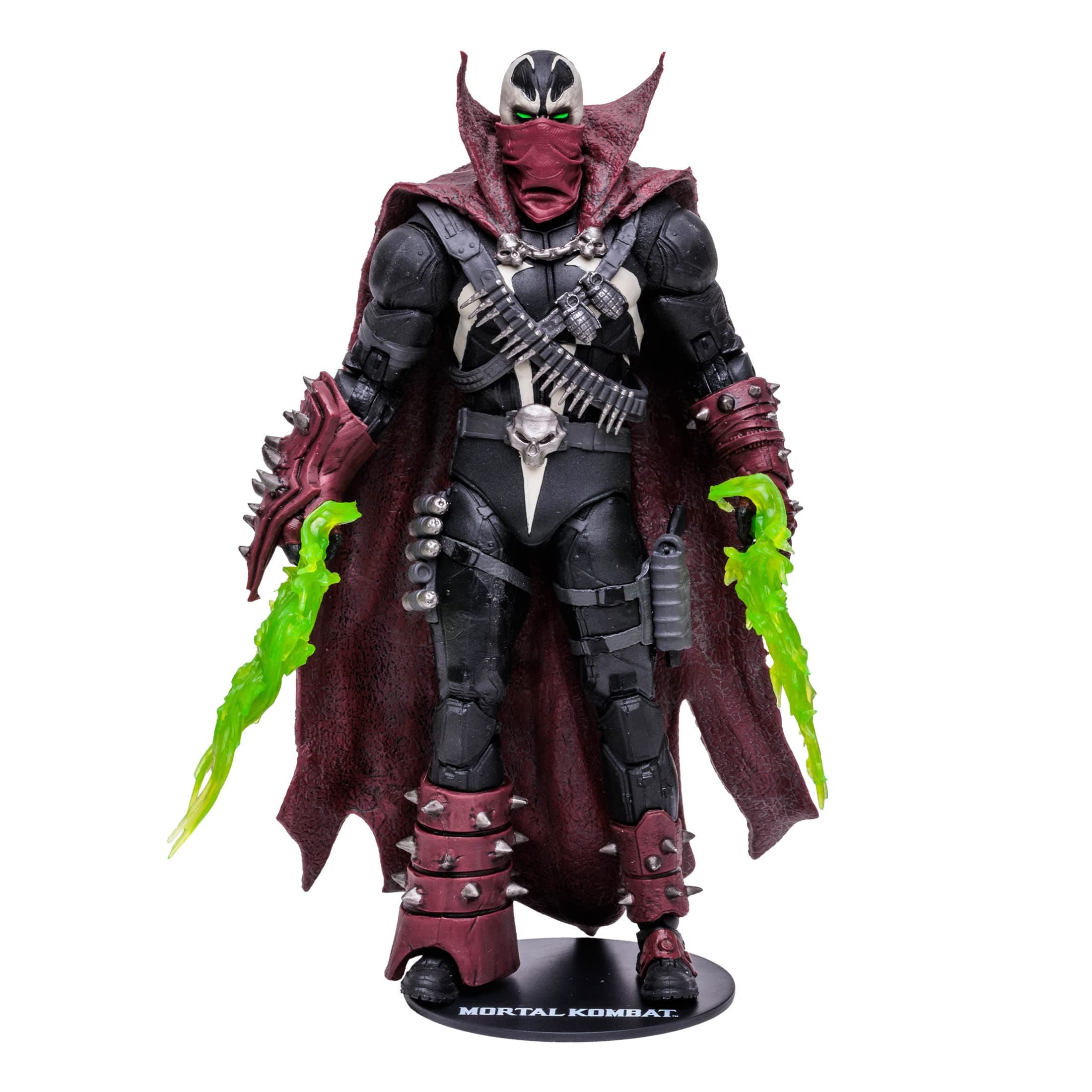 Toys, 7-inch Commando Spawn Mortal Kombat 11 Figure with 22 Moving Parts, Collectible Mortal Kombat Figure with collectors stand base – Ages 14+