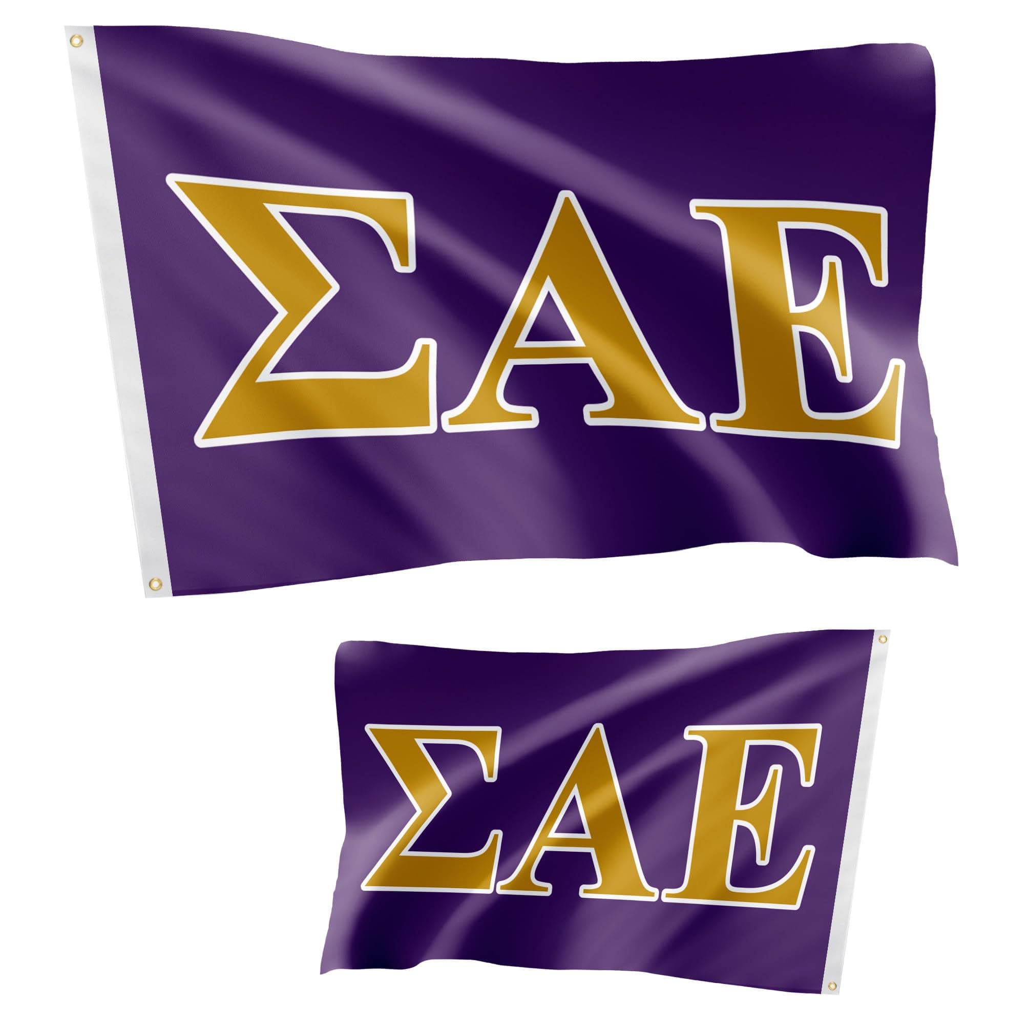 Sigma Alpha Epsilon Flags Double Sided SAE Fraternity Official Banners 100% Polyester Indoor Outdoor 3x5 (Double Sided - Letter)