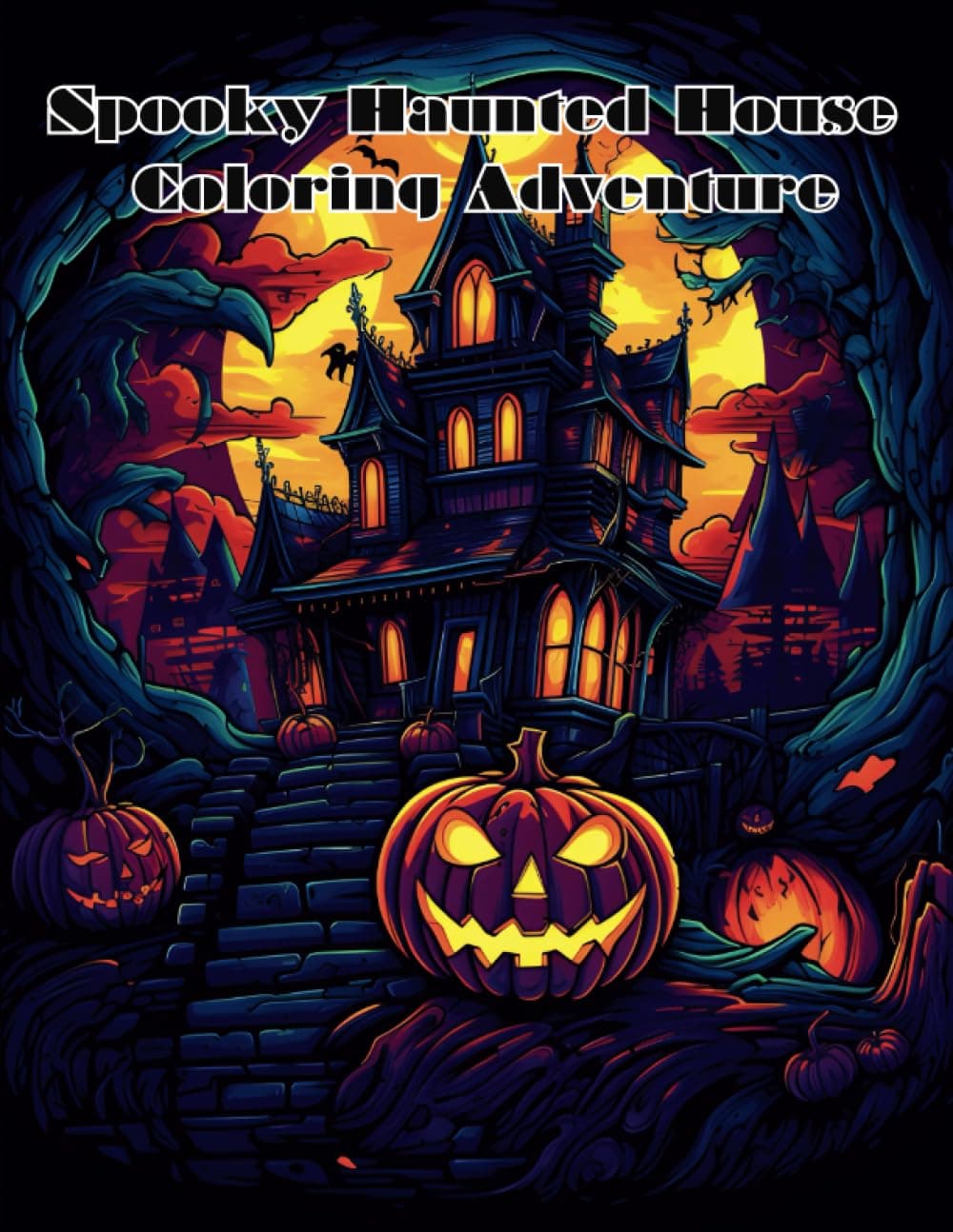 Spooky Haunted House Coloring Adventure