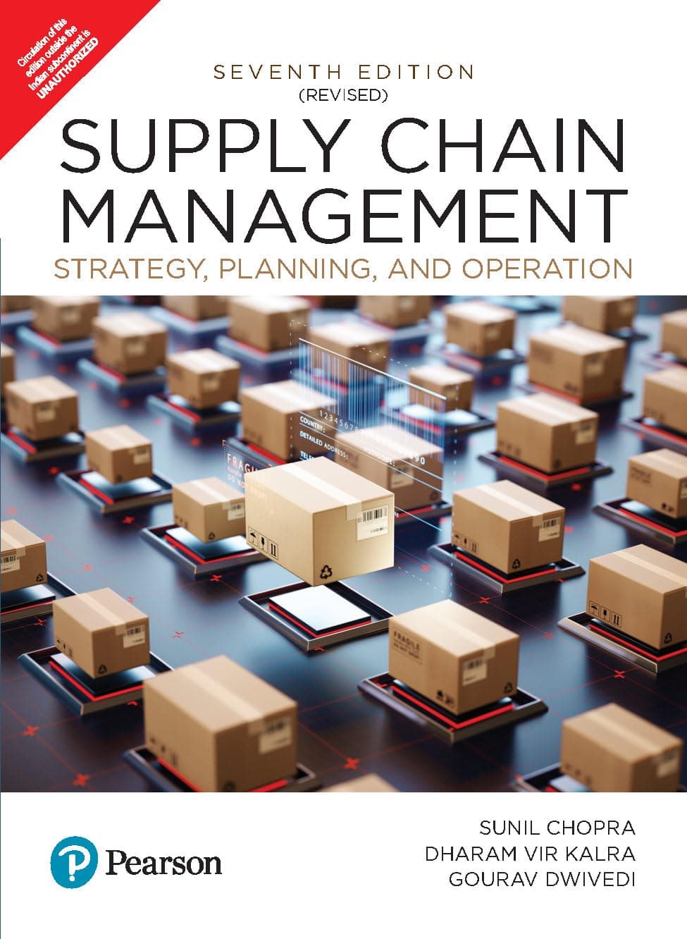 Supply Chain Management: Strategy, Planning, & Operation, 7th Revised Edition by Pearson Paperback 30 April 2024,Case studies of BAKRAW, Omnichannel Strategy at Tanishq etc