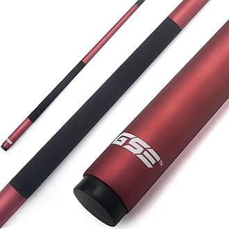 GSE Games & Sports Expert 58" 2 Piece Fiberglass Graphite Composite Billiard Pool Cue Stick (Available in multiple colors, weights 18oz, 19oz, 20oz, 21oz)