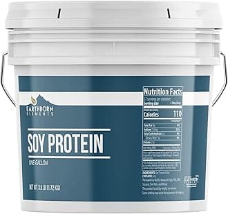 Soy Protein Powder 1 Gallon Bucket, Always Pure, Smoothies & Shakes (60.8 Ounces)