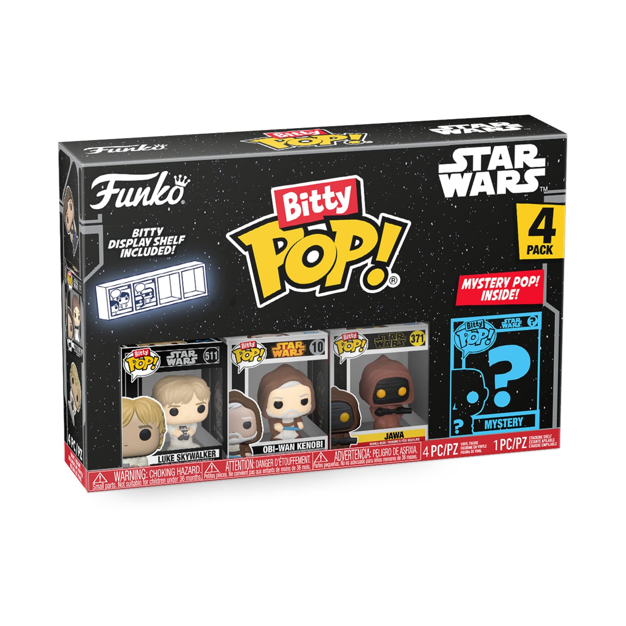 FUNKO BITTY POP!: STAR WARS - Luke 4PK