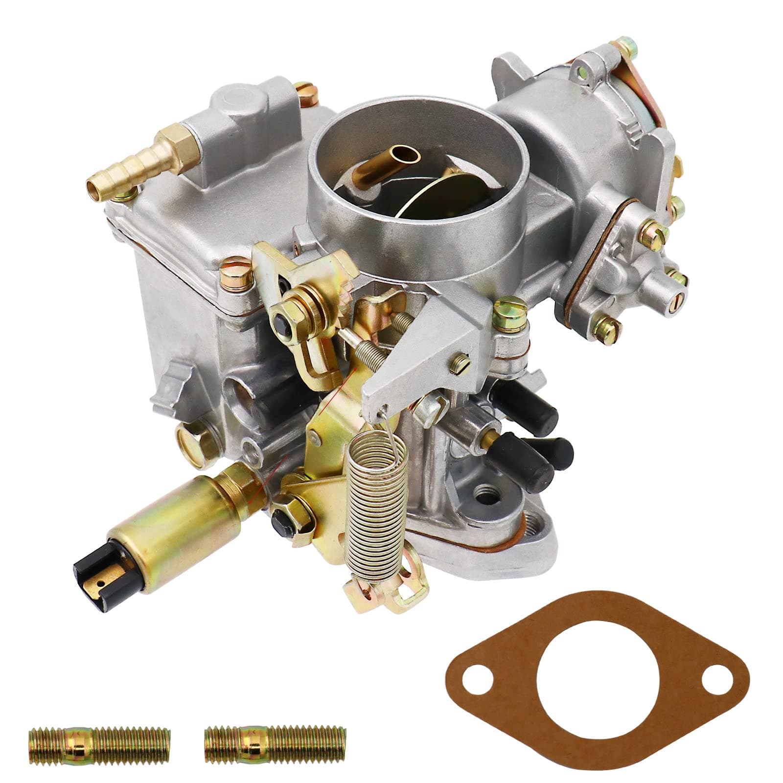 30/31 PICT-3 Carburetor for VW Beetle 113129029A Air Cooled Type 1 2 3 4 Bug Bus Gghia 1975-1982 Engine with Single Port 1500CC Manifold Automatic Choke Carb 027H117510E