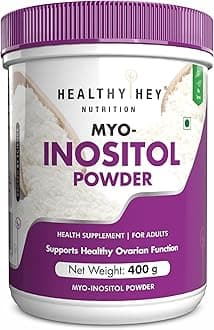 Healthyhey Nutrition 100% Pure Myo Inositol Powder (Vitamin B8), 400gm pack
