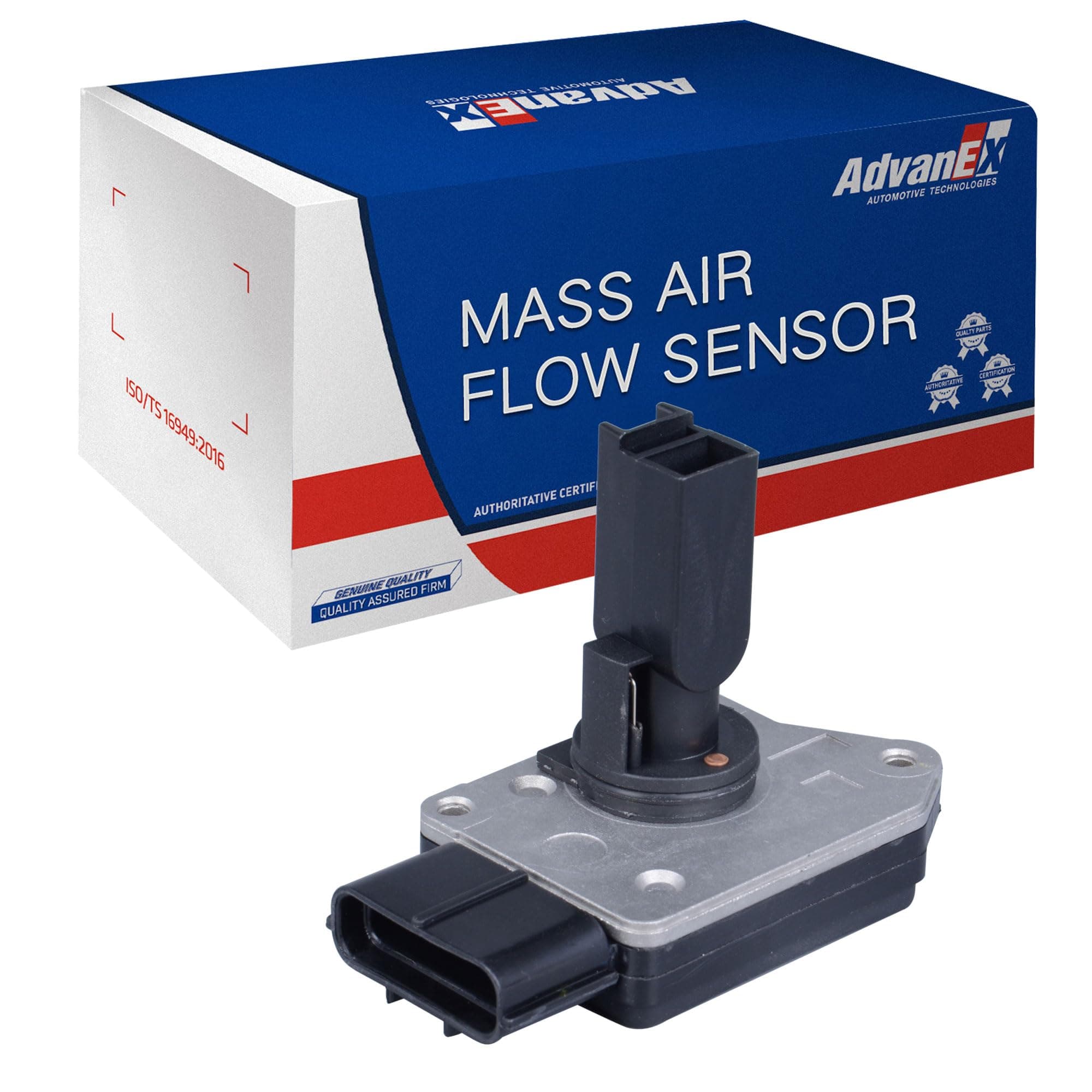 Mass Air Flow Sensor Meter MAF Compatible with 03-04 Ford Focus; 03-04 Escort; 01-04 Escape; 01-03 Ranger; 99-03 Windstar; 01-04 E150; 99-05 Explorer; 01-04 E250 Van & More Replace OE 86-50011