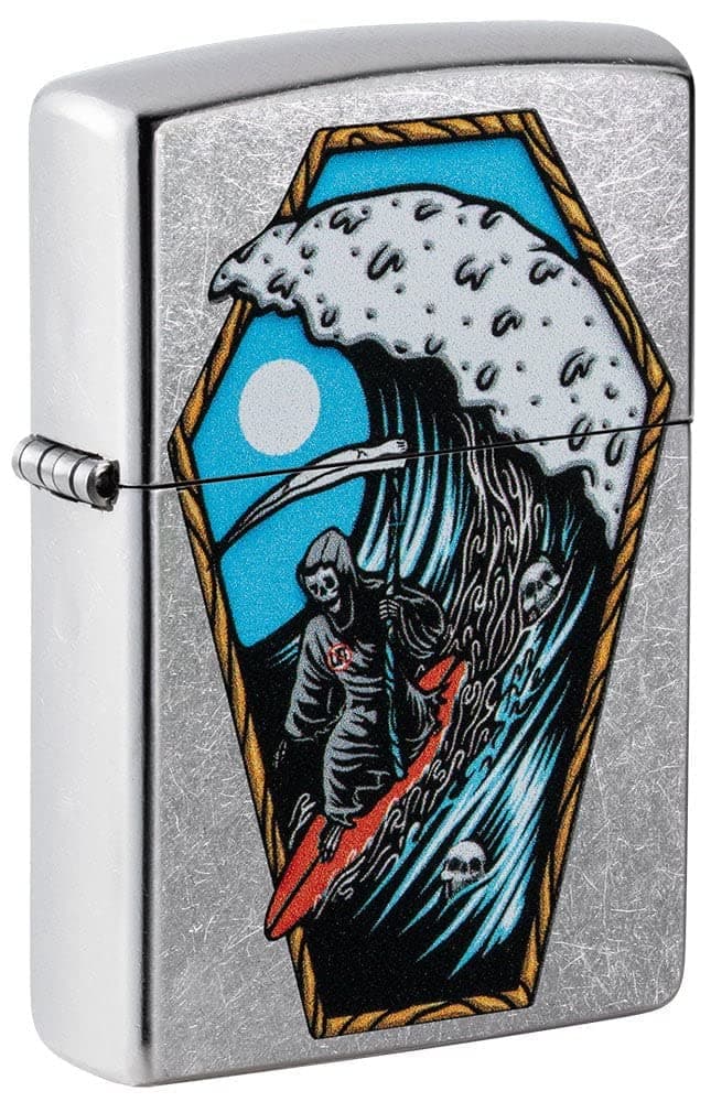 Zippo Reaper Surfer Design Windproof Pocket Lighter