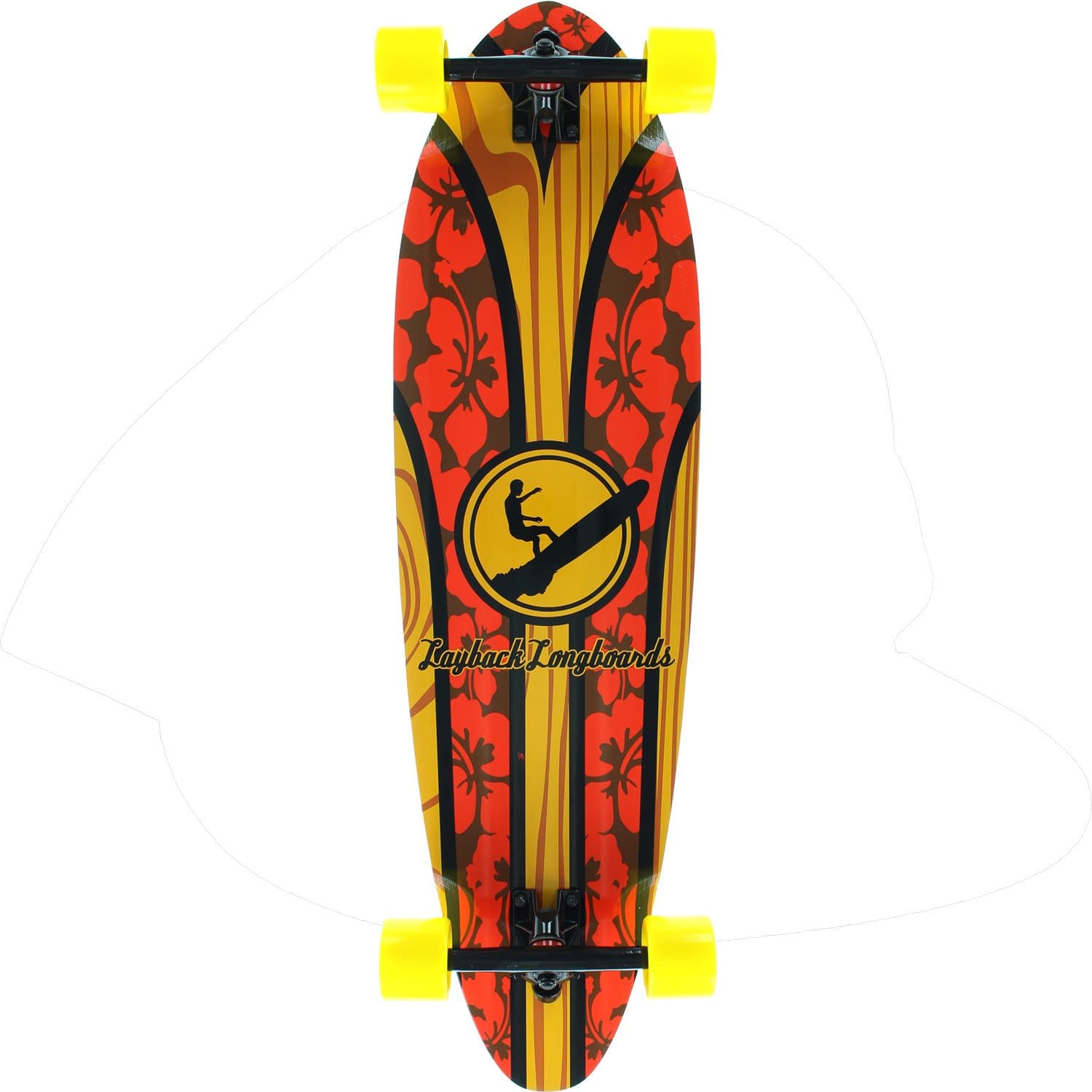 Layback Maui WAUI 38" Skateboard Complete