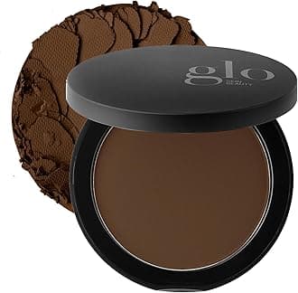 Glo Skin Beauty Pressed Base Powder Foundation Makeup (Cocoa Medium) - Flawless Coverage for a Radiant Natural, Second-Skin Finish