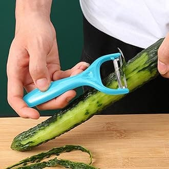 Potato Peelers, Peelers for Kitchen, Stainless Steel, Fruit Scraper, Melon and Fruit Grater, Incisive & Efficient Long-Lasting Blade, Household Multifunctional Tool for Kitchen