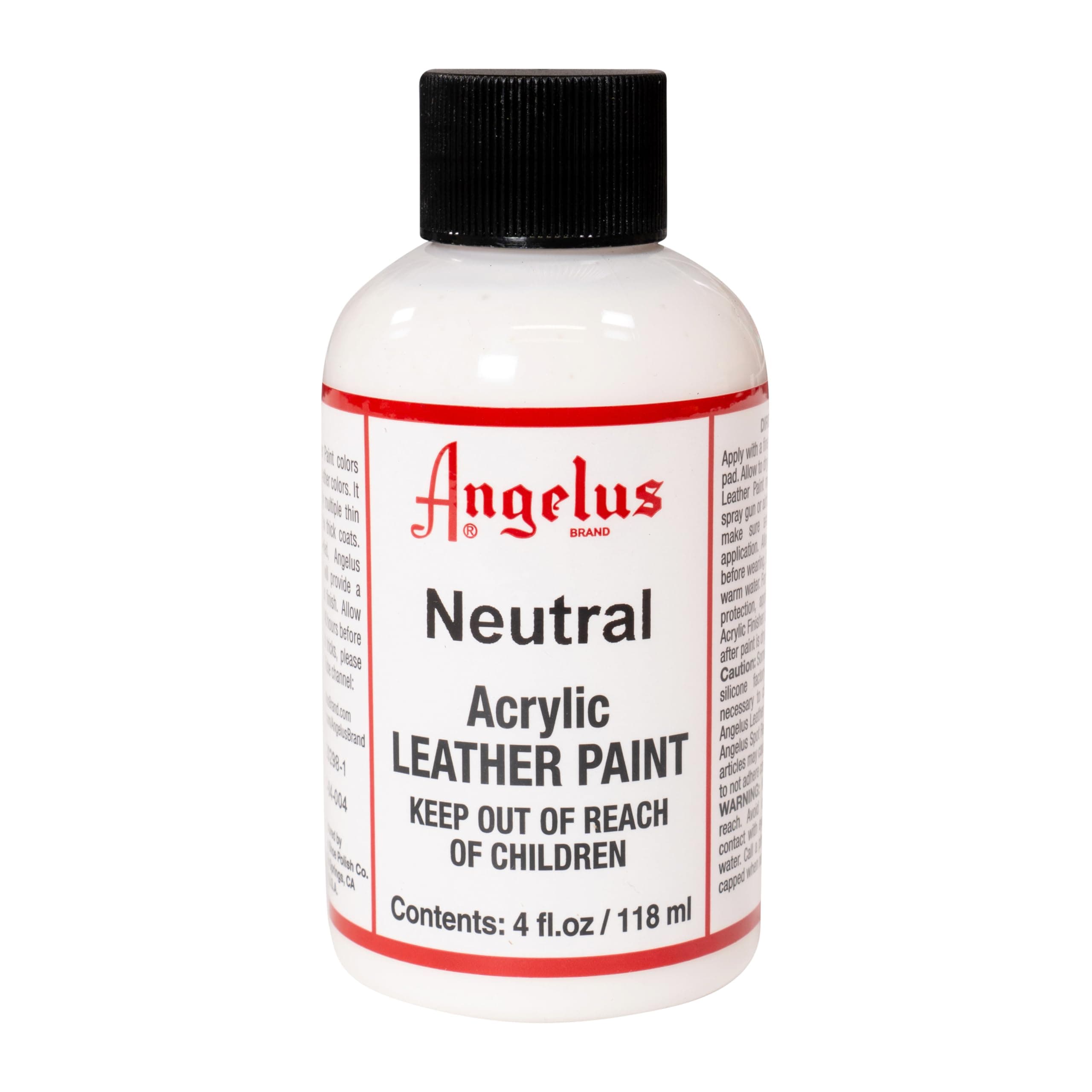 Angelus Acrylic Leather Paint, 4 oz., Neutral