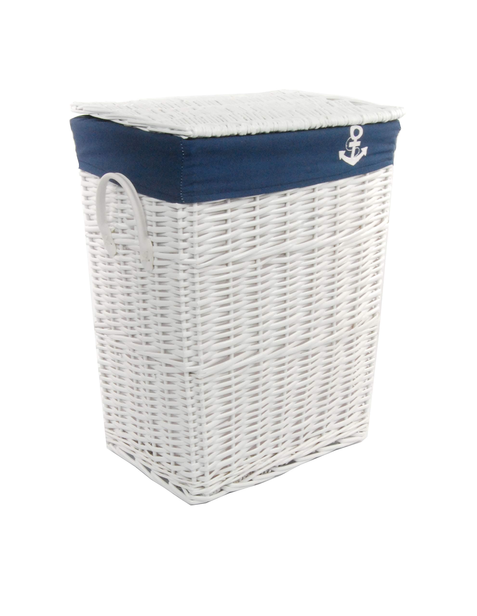dvier SWWK-38WRt-a Laundry Basket 32 x 24 x 46 cm White