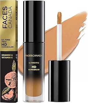 Ultime Pro HD Medium Coverage All Skin Type Liquid Concealer - Toffee Love 04, 3.8ml | Natural Matte Finish | 12HR Long Stay | Blemishes | Blends Easily | Orange & Vitamin C Enriched