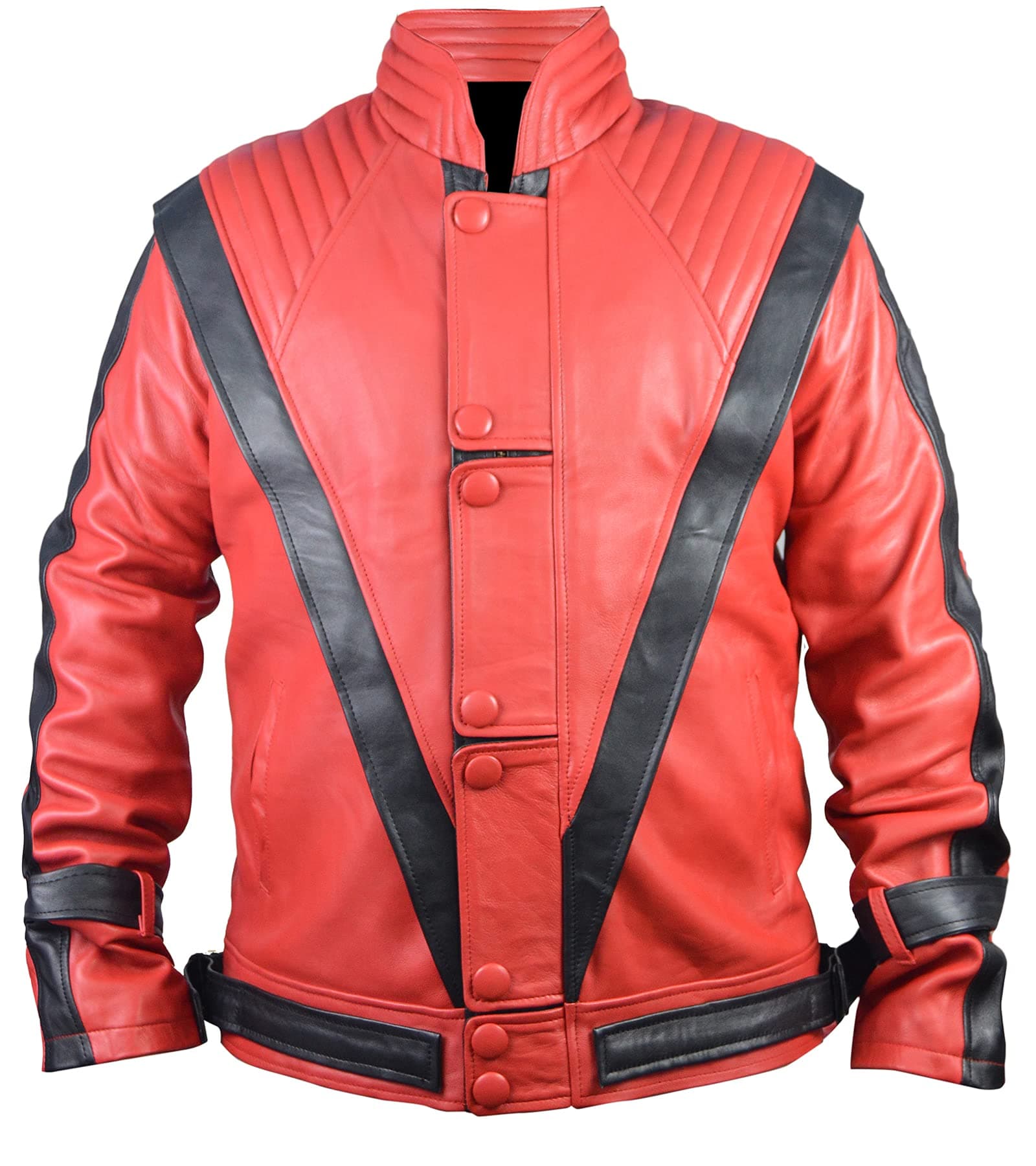 TLW Thrill-er Leather Jacket, RED, Sheep Leather