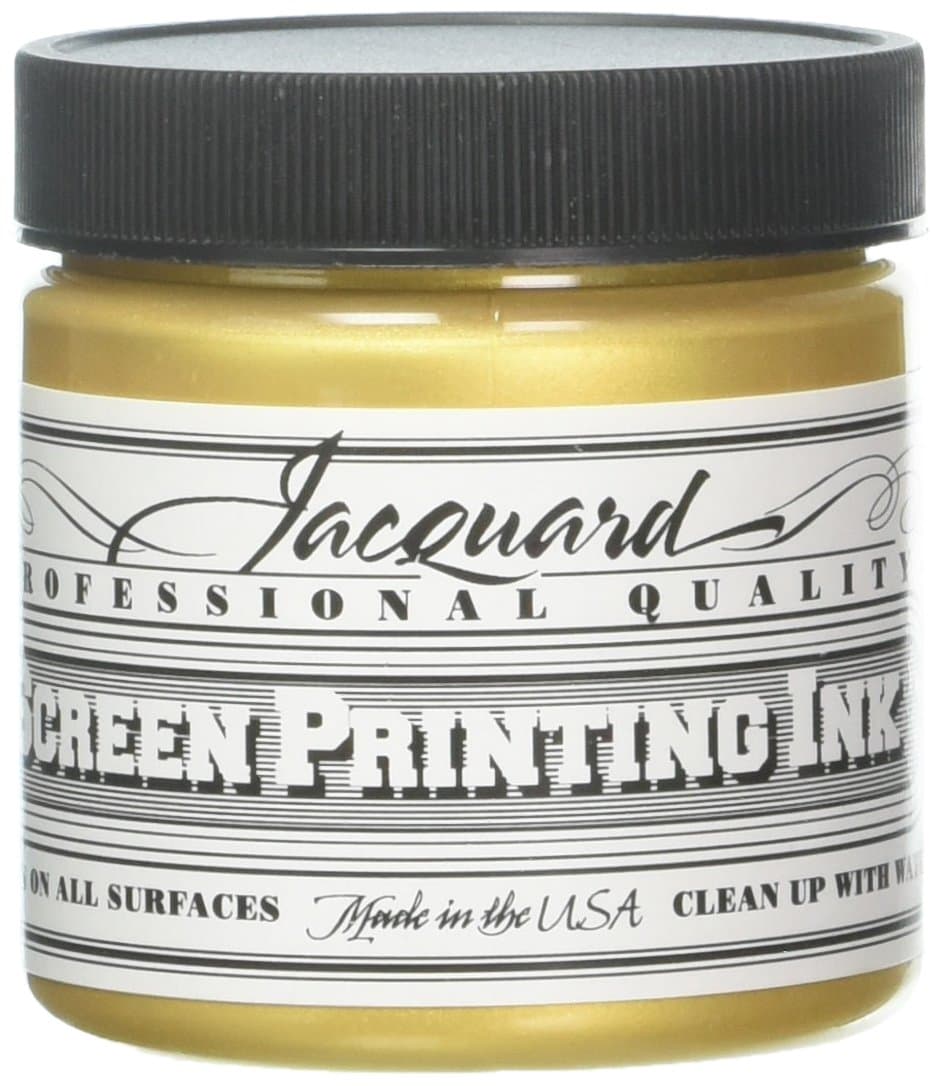 Jacquard Professional Screen Printing Ink, 4 oz., Gold