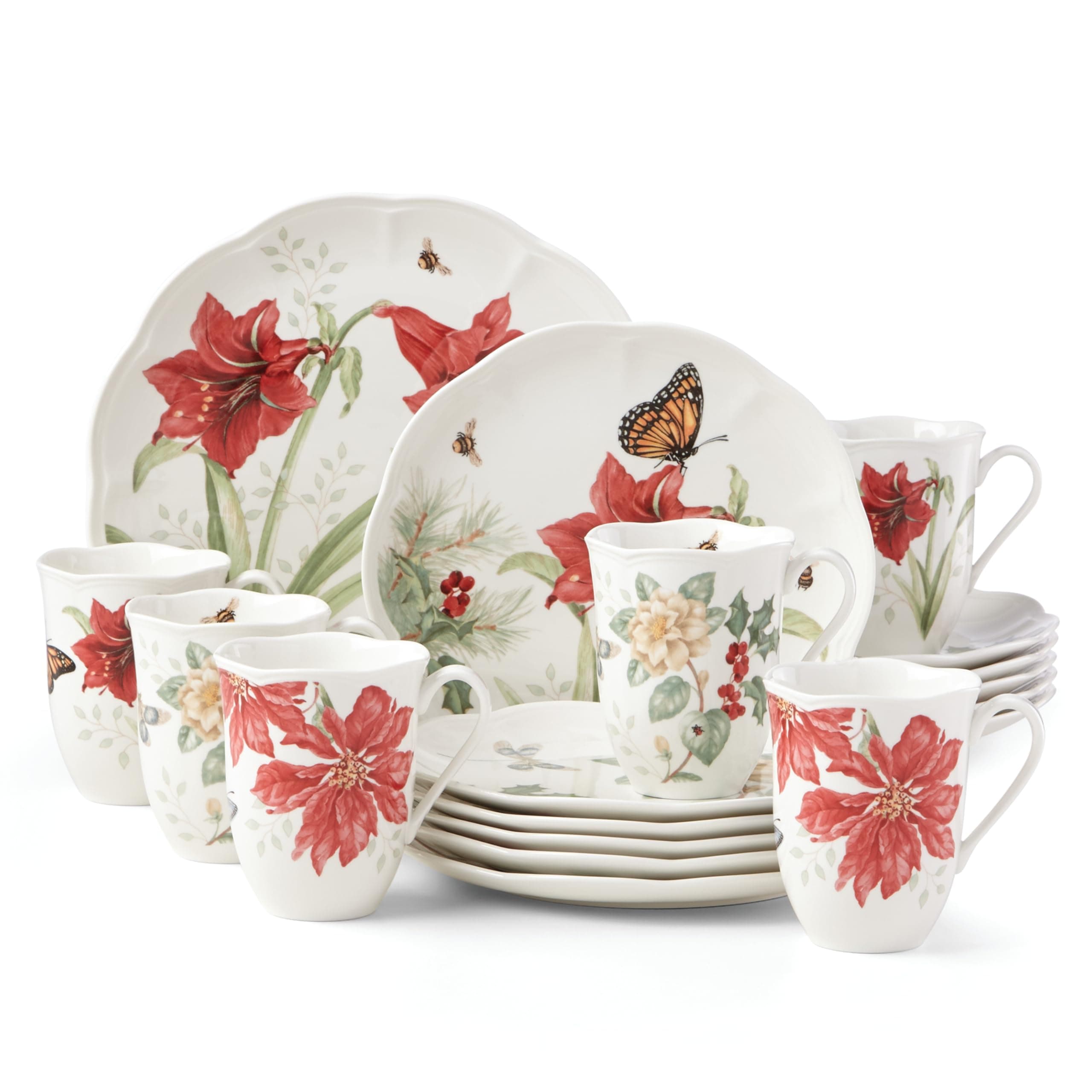 Lenox Butterfly Meadow 18-Piece Holiday Dinnerware Set