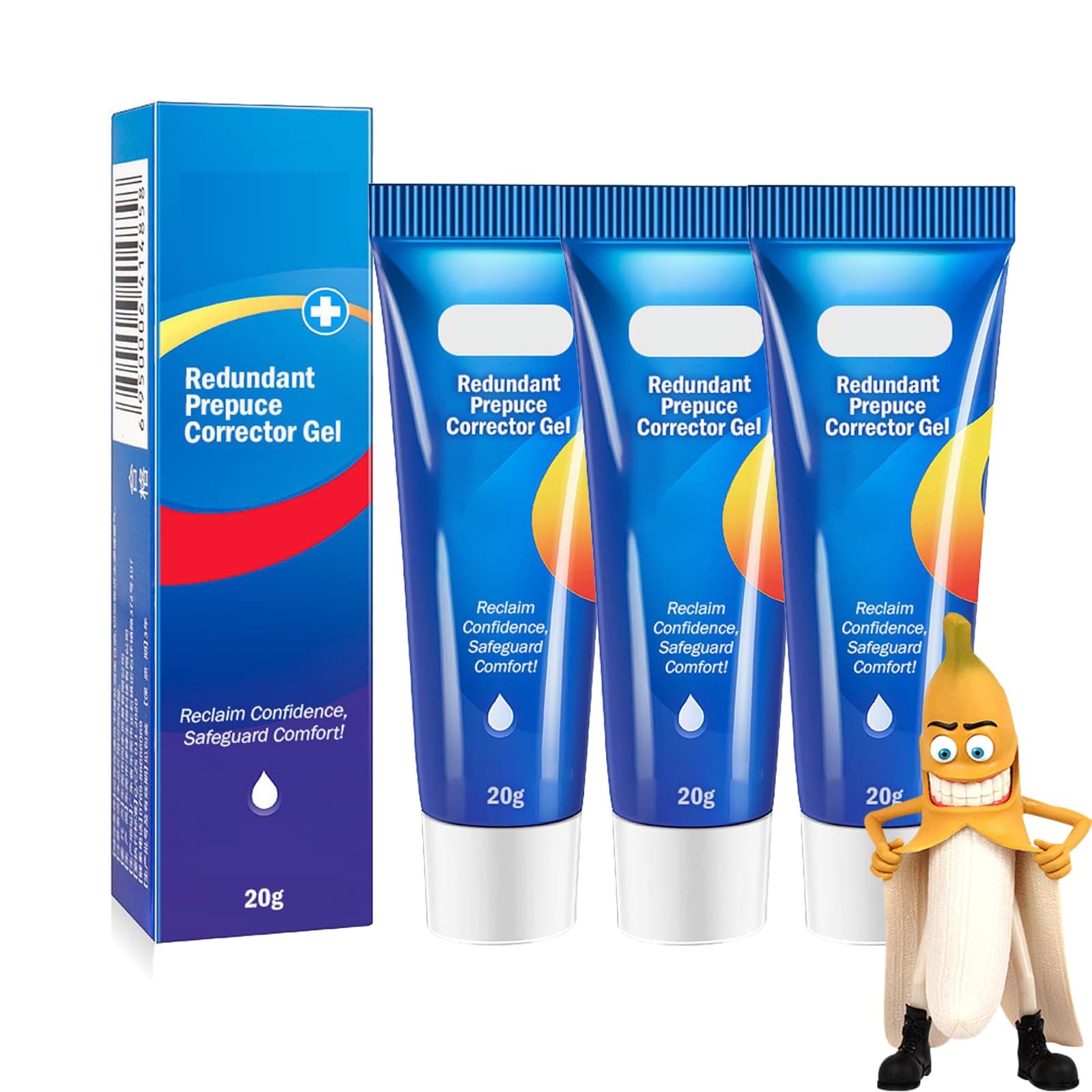 Redundant Prepuce Corrector Gel, Professional Redundant Prepuce Corrector Gel，Quick effect (3PCS)