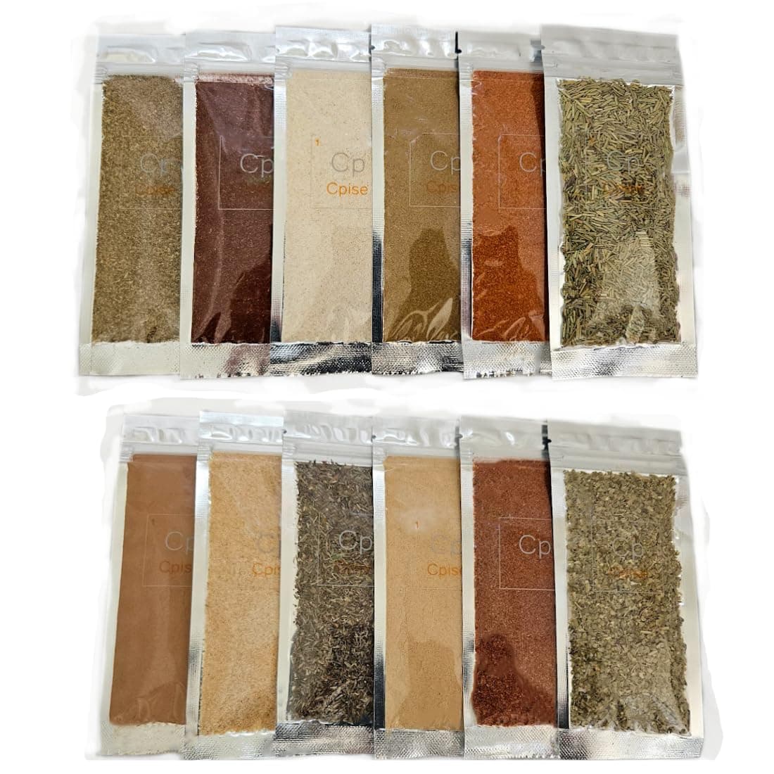 Organic Spice and Seasoning Basic Starter Set includes 12 Organic Spices: Cayenne | Cinnamon | Cumin | Garlic | Ginger | Italian Seasoning | Onion | Oregano | Paprika | Rosemary | Taco Blend | Thyme (12, Basic)