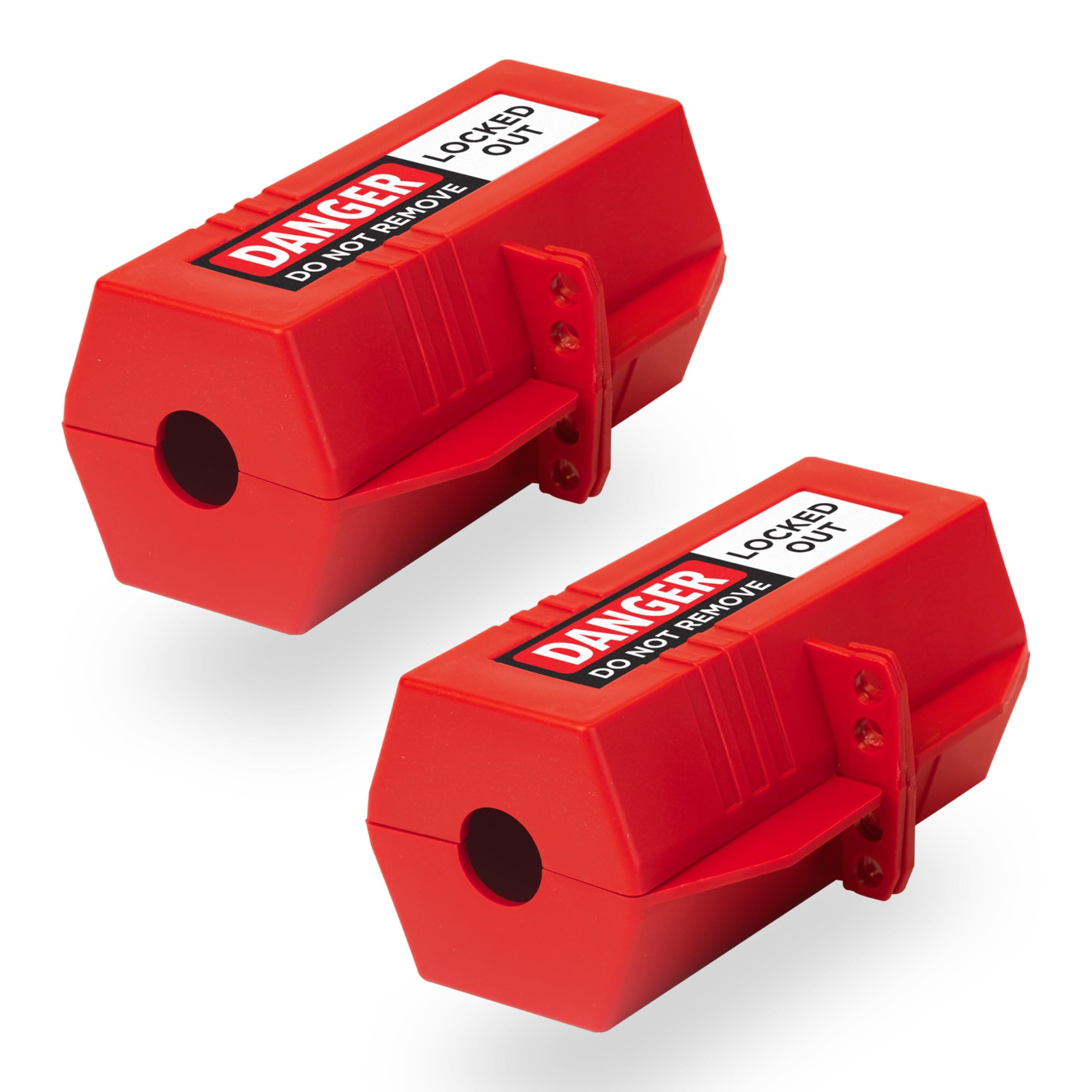 TRADESAFE Lockout Tagout Electric Plug Lock - 220 Volt Plug Lockout Devices for Electrical Plugs, 6-1/2 x 3 inches, Large Power Cord Lock for Lock Out Tag Out, 2 Pack