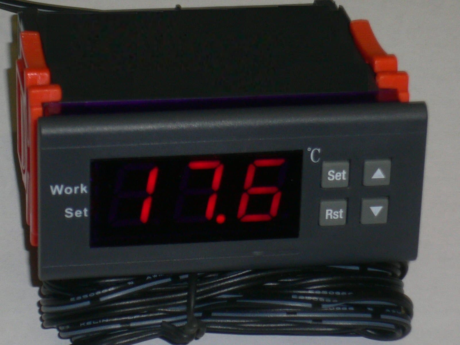 Temperature & Time Controller Thermometer Wood Chimney Stove Pipe Flue Alert Boiler Water