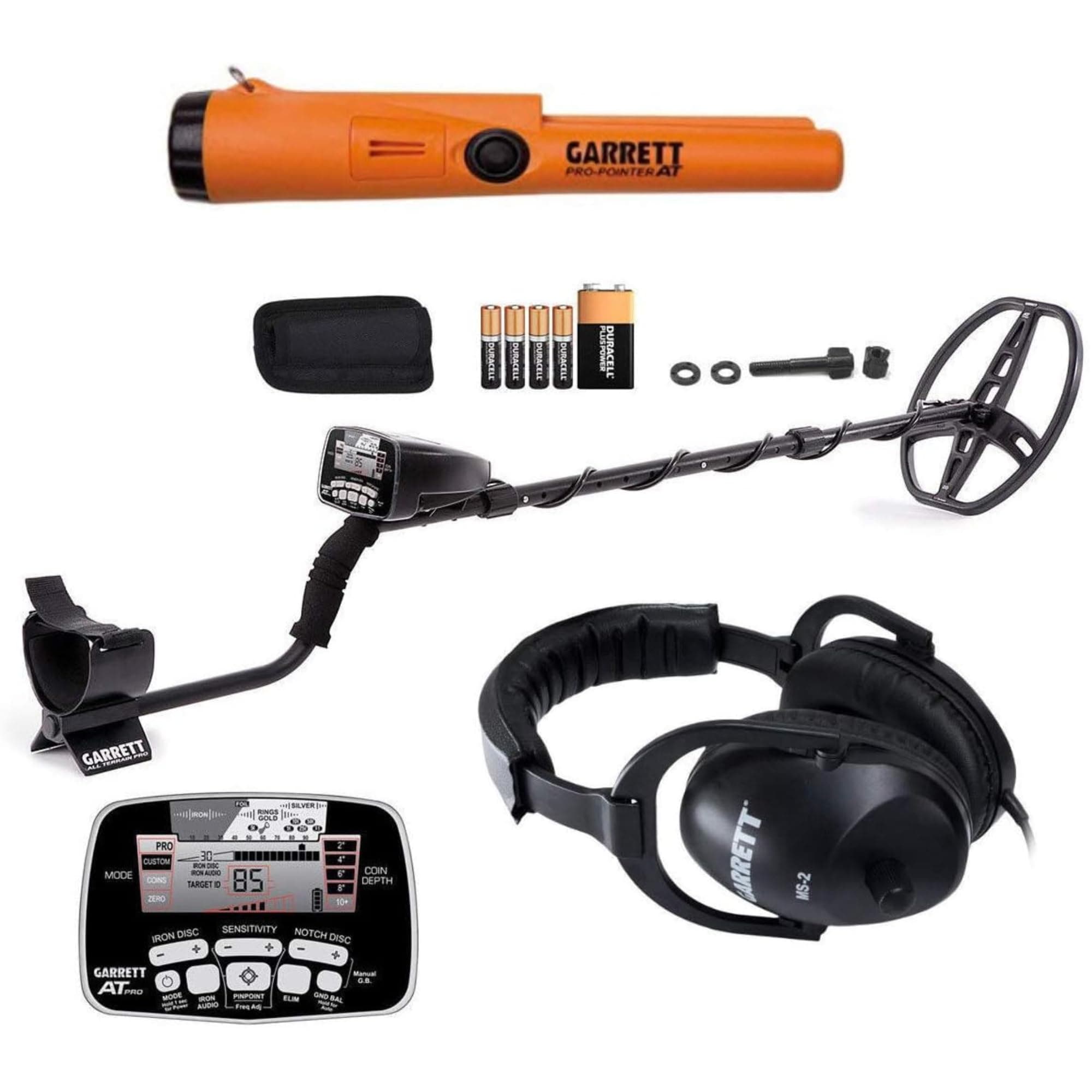 Garrett Metal Detectors AT PRO with Pro-Pointer AT Underwater Pinpointer