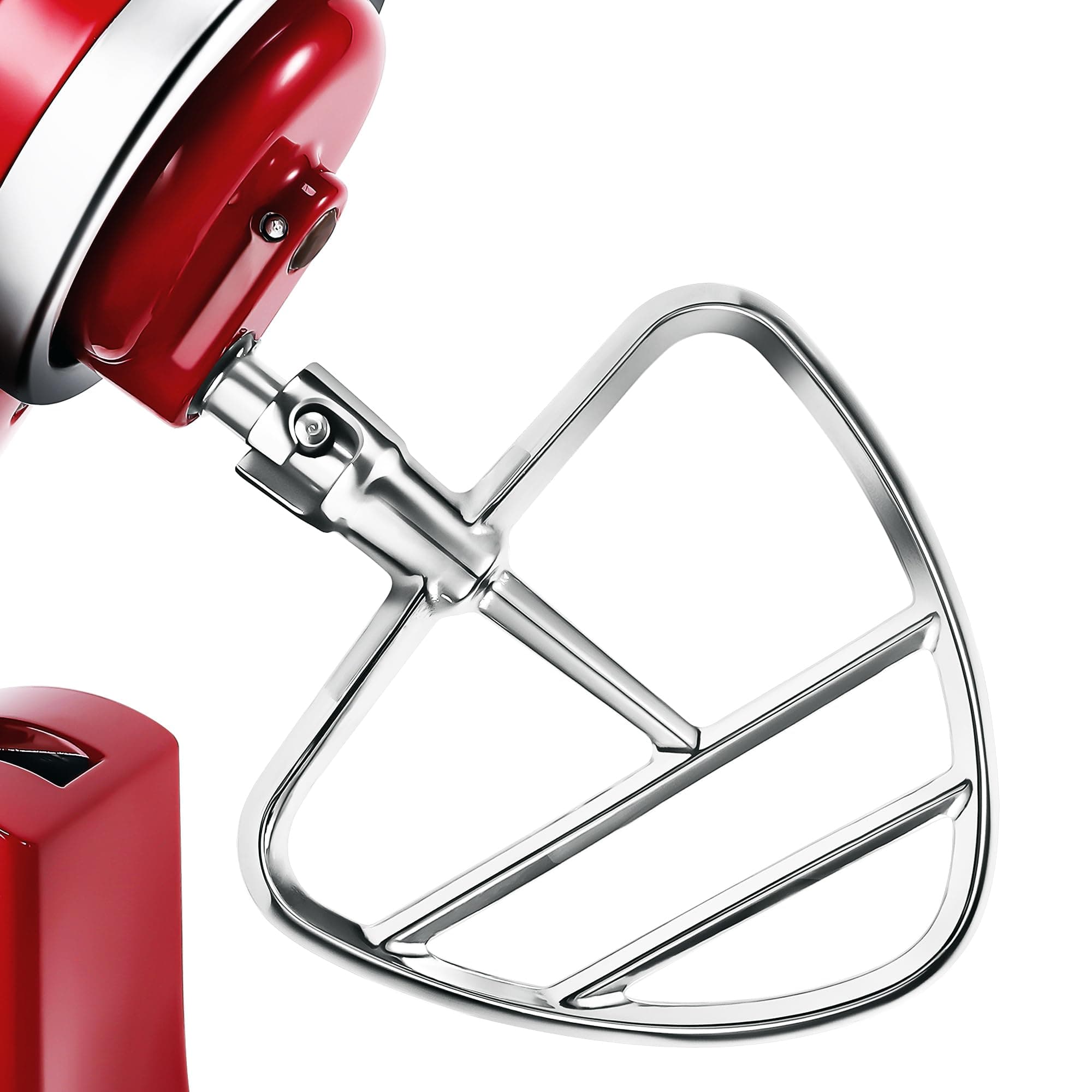 KINGEAGLE Dishwasher Safe Flat Beater for KitchenAid 4.5-5.0 Quart Tilt-Head Stand Mixers-Sturdy Stainless Steel Mixing Paddle Blade Attachment…