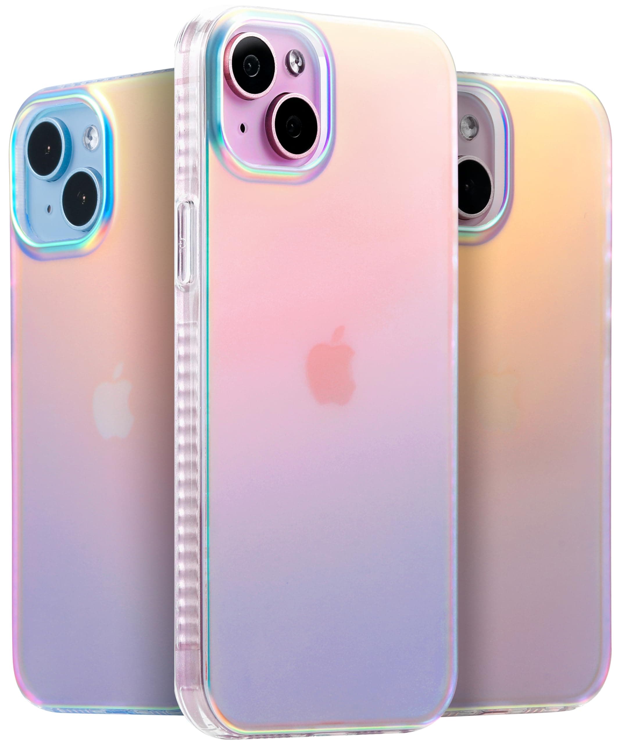 LONLI Hue - iPhone 15 Plus Case - Iridescent [3M Drop Protection] - Shockproof Cover, Color Changing Effect Smartphone Case | Cute and Unique for Women, Girls and Men (2023)
