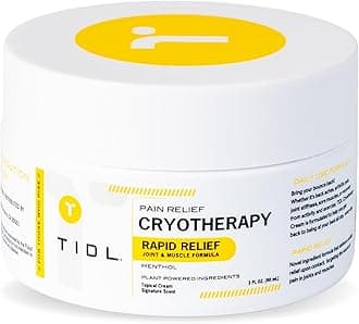 Cryotherapy Pain Relief Cream, 3 Oz, Targeted Neck Pain, Joint & Muscle Pain Relief with Organic, Plant-Based Menthol, Instant Cooling for Sport & Post Workout Full Body Recovery