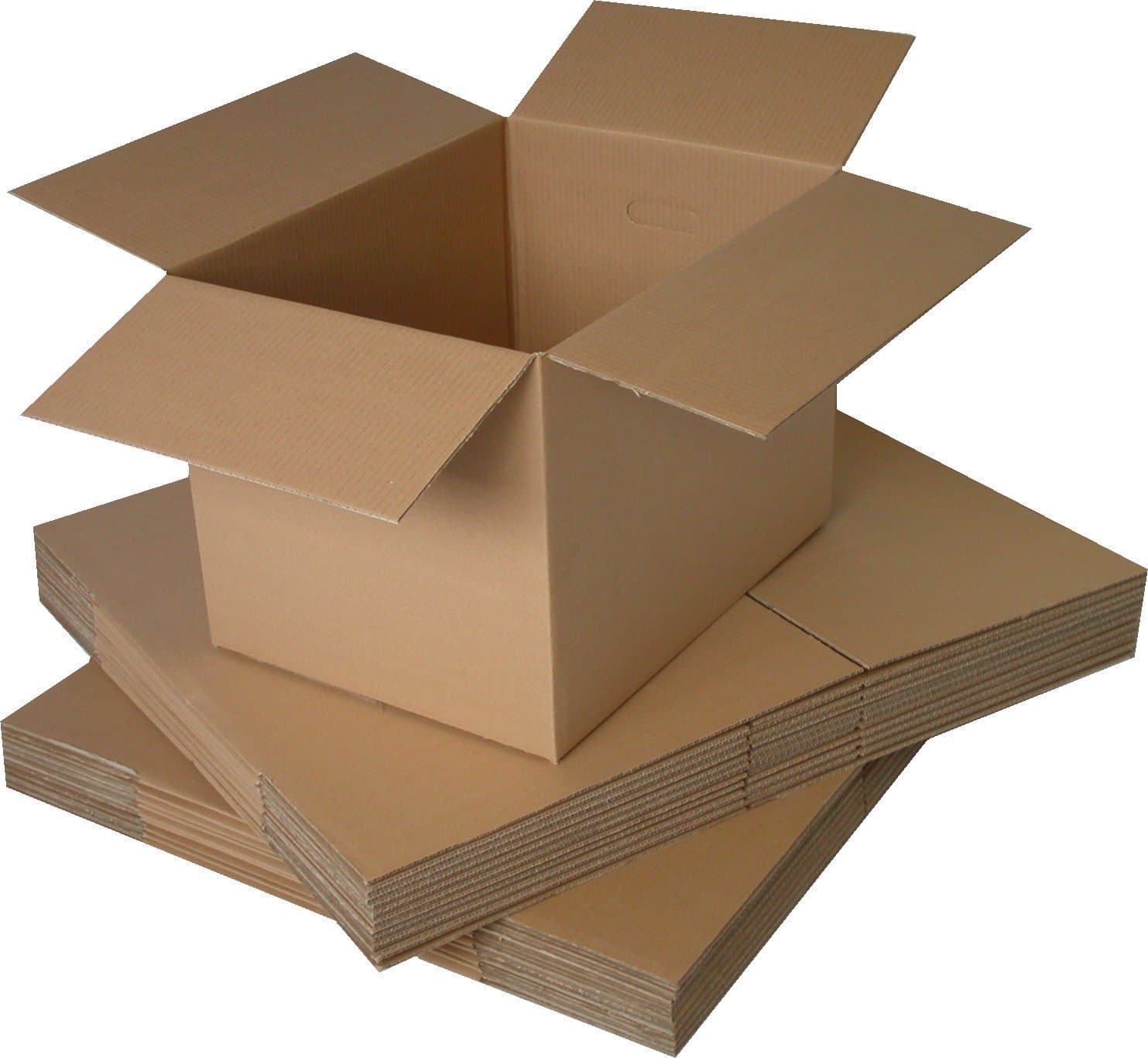 The Box Company Strong Double Wall Cardboard Boxes, 18 x 12 x 12 Inches - Brown, Pack of 15