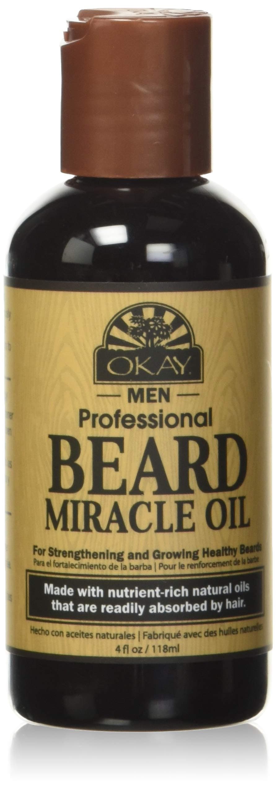 Men's Beard Miracle Oil, 4 Oz