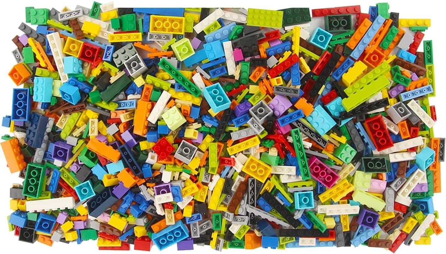 B&K 335 Pieces Small Building Blocks Classic Bricks 6 Colors | Small Building Bricks STEM Toy for Compatible with All Ages.