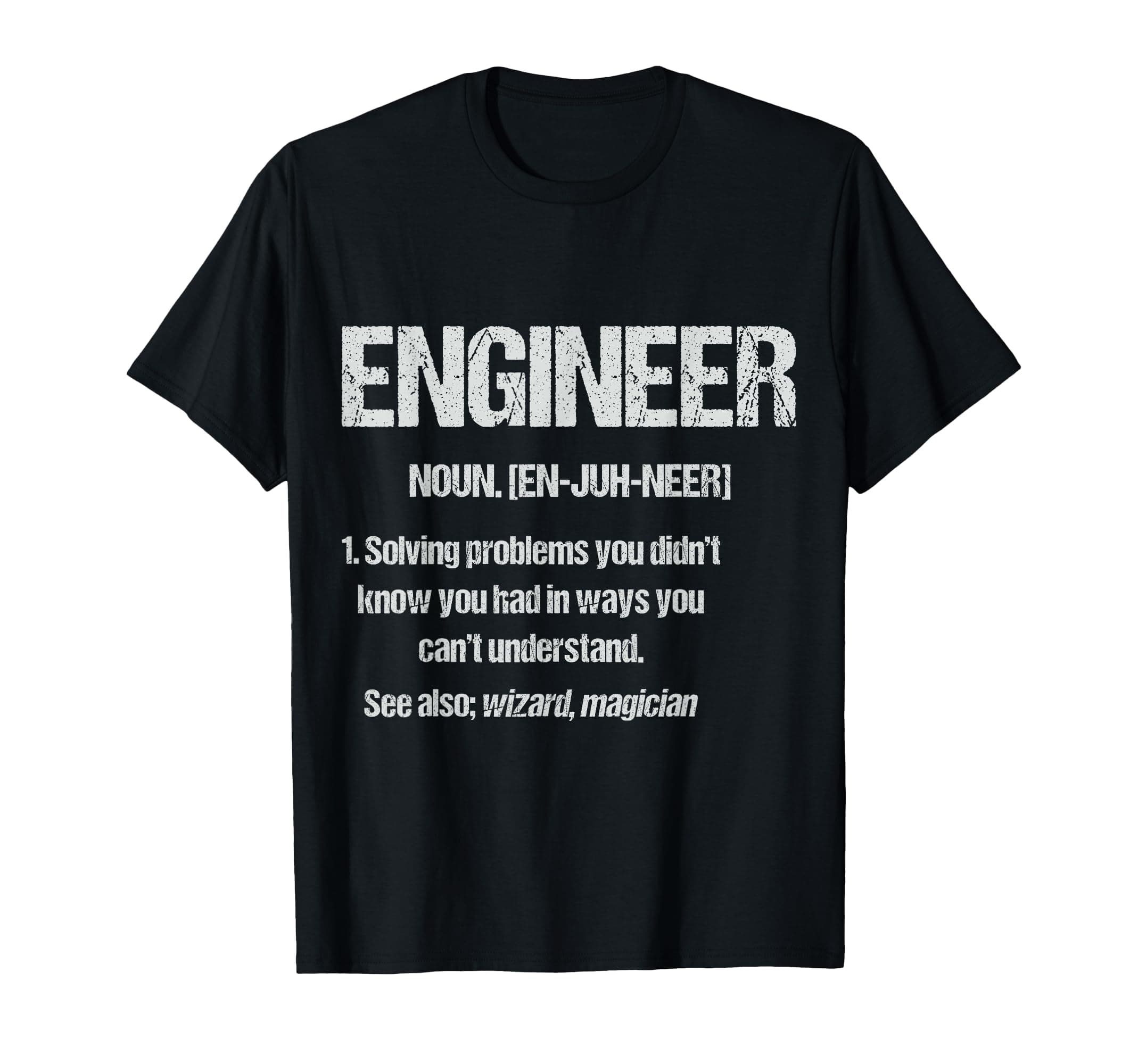 Funny Engineering Student Engineer Noun Definition Nerds T-Shirt