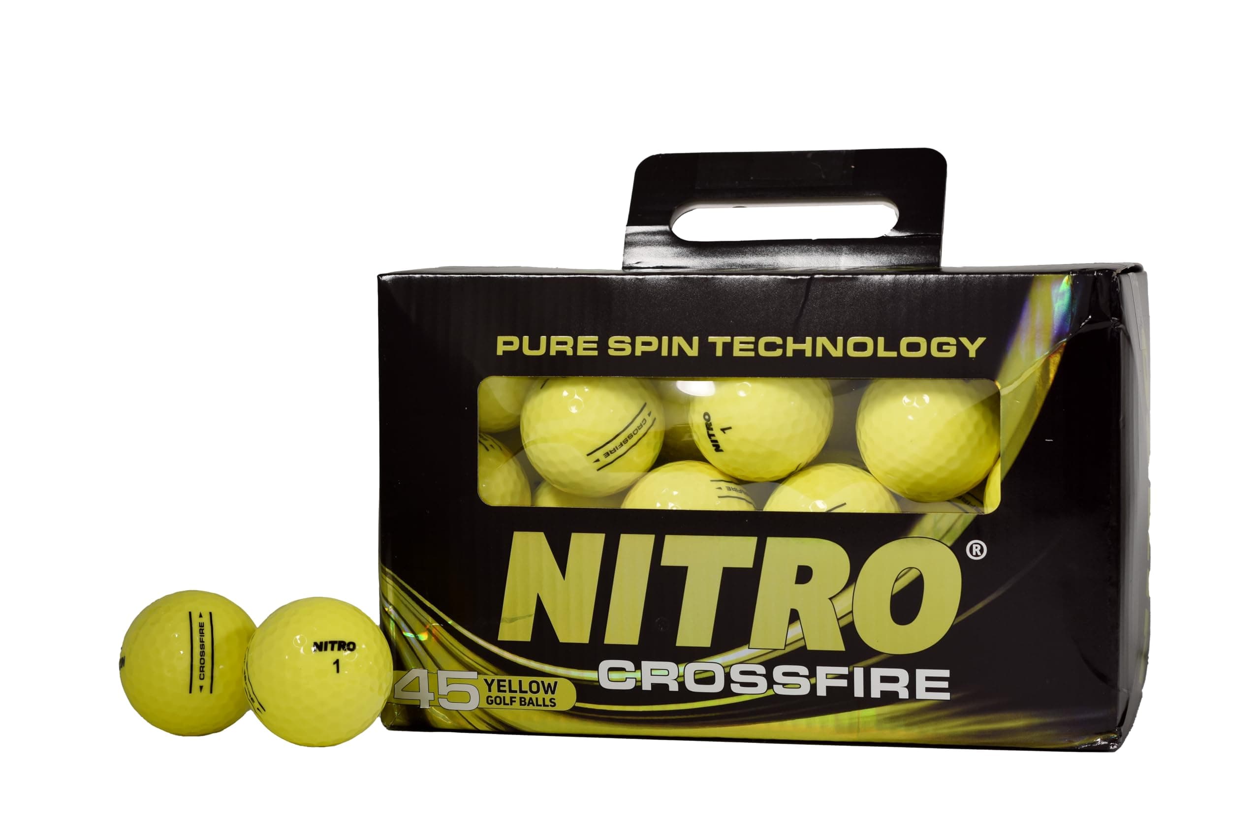 Nitro CROSSFIRE 45 BALL PACK - YELLOW