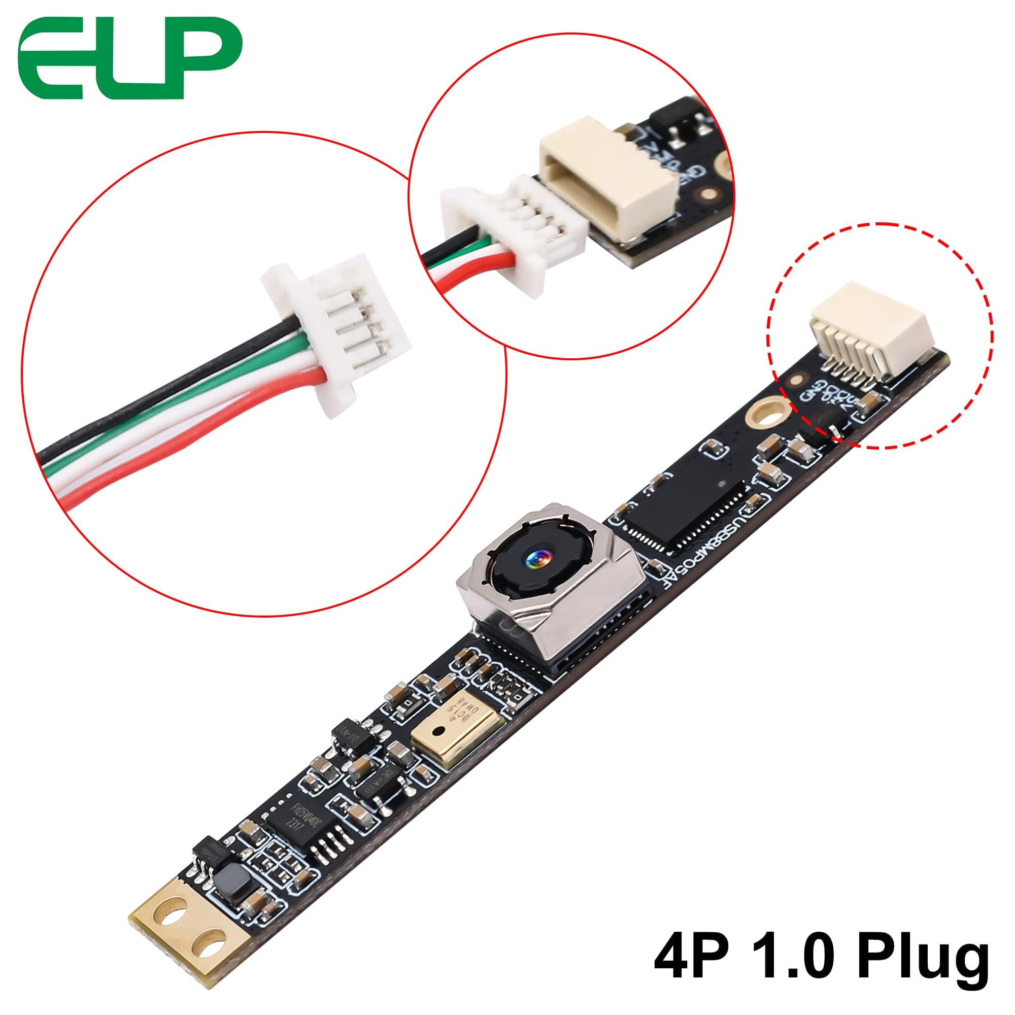 ELP 8mp USB Camera Module Autofocus PC Camera for Computer 4K Lightburn Camera for Laser Engraver Mini Auto Focus Webcam Board CCTV Surveillance Camera for Raspberry Pi Laptop Jetson Nano