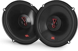 JBL Stage 3627F - 6.5" 2-Way Car Audio Speaker Without Grille, Black