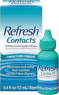 Contacts Contact Lens Comfort Drops, 0.4 Fluid Ounces (12 ml)
