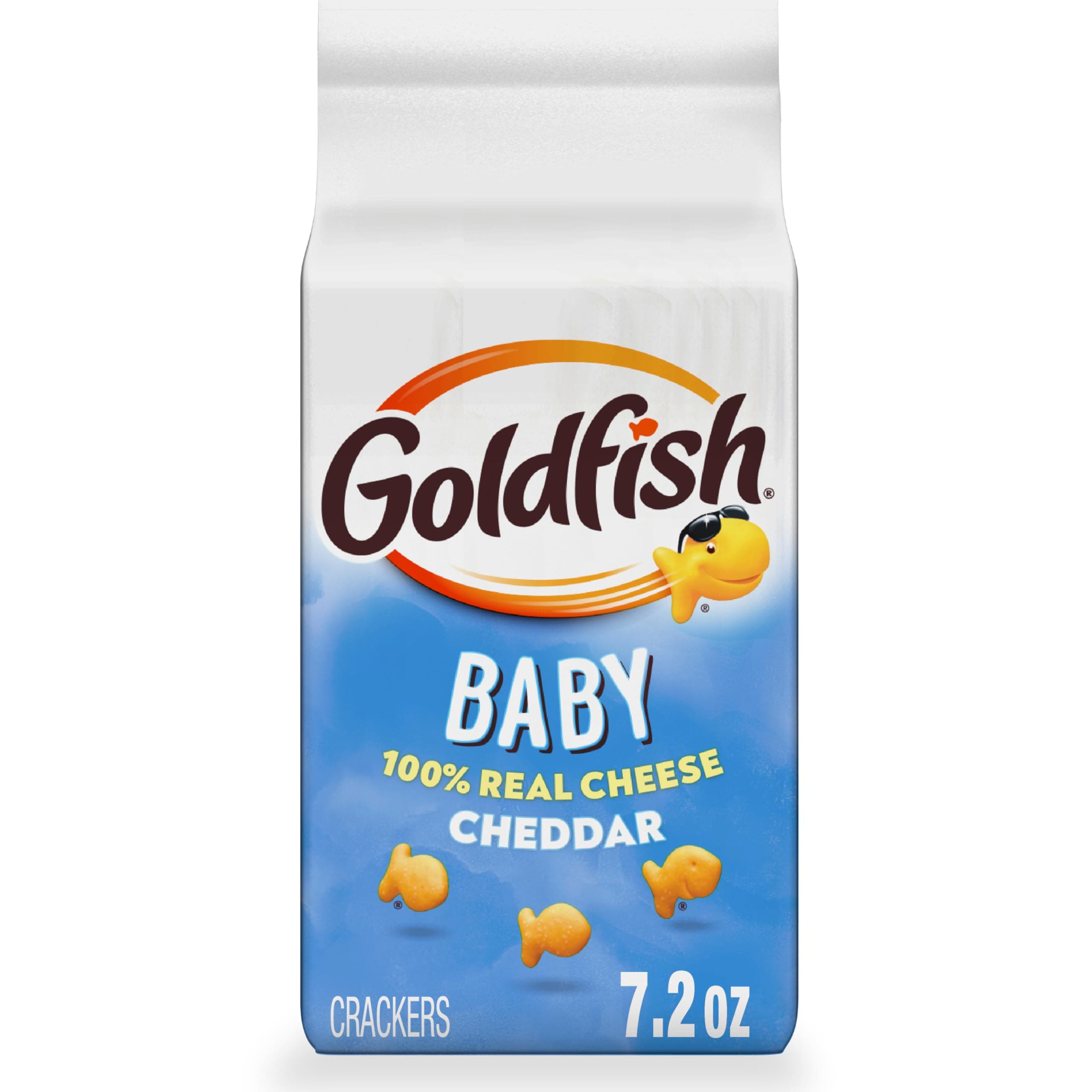 Baby Cheddar Cheese Crackers, 7.2 Oz Bag