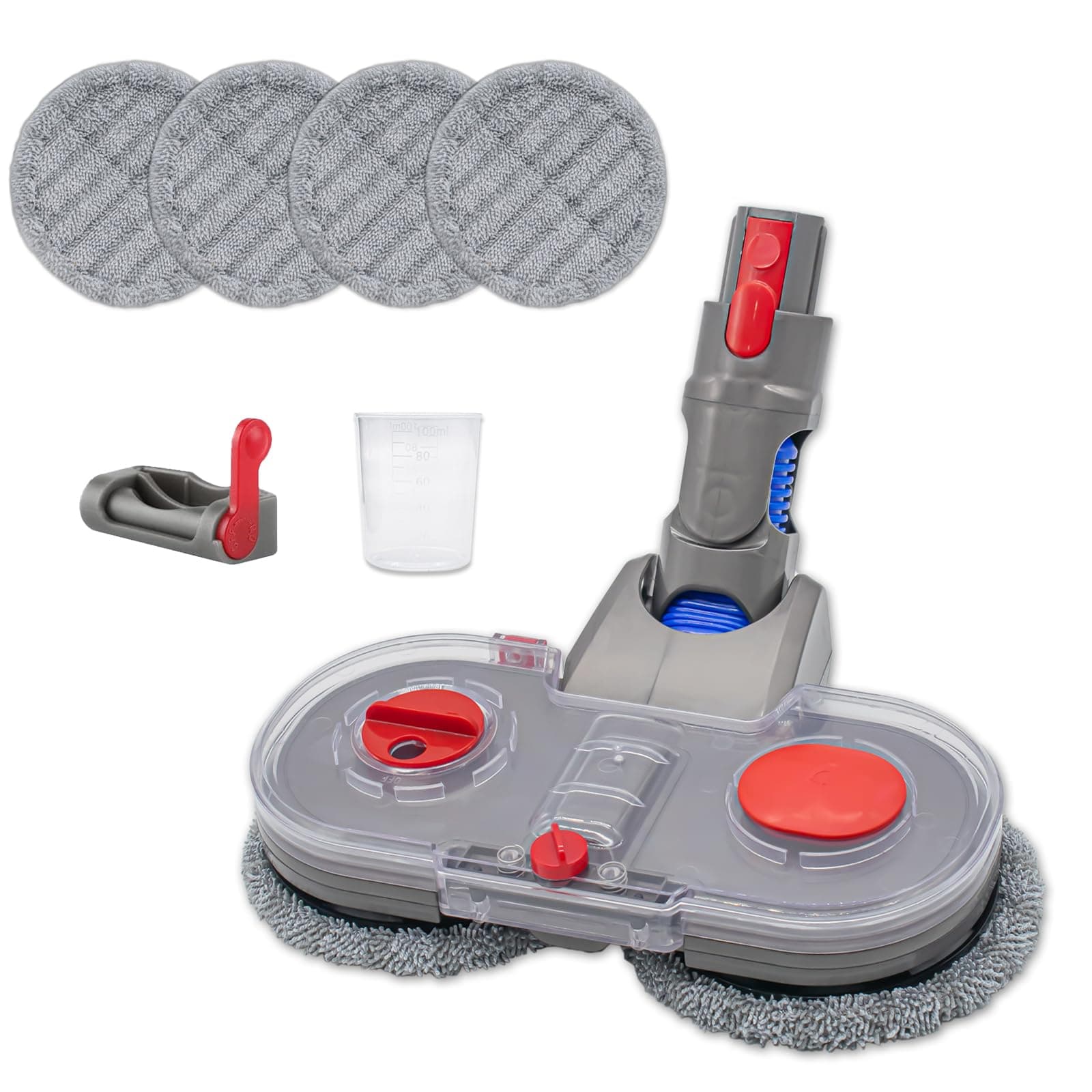 Garbage Fighter Electric Mop Head Attachment for Dyson V7 V8 V10 V11 V15 Wireless Vacuum Cleaner Wet & Dry Mop Cleaning Head Floor Brush Replacement