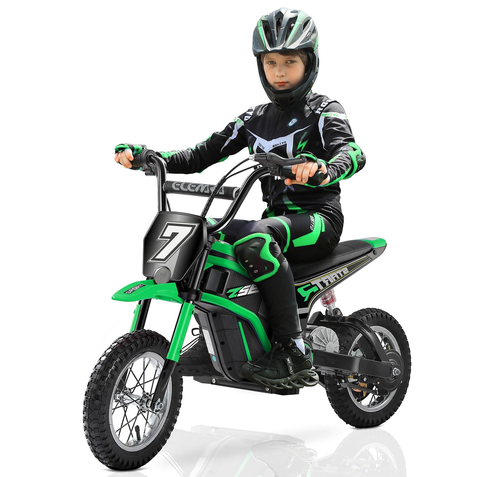 ELEMARA Electric Motorcycle, Green