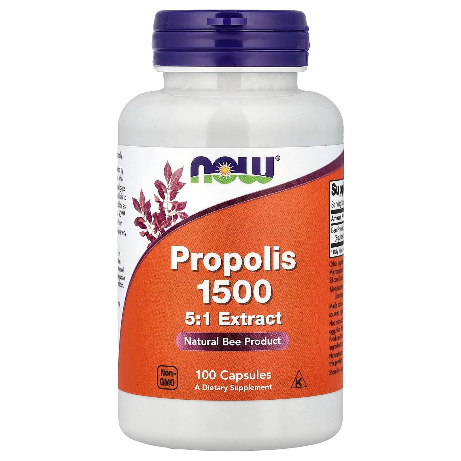 Foods, Propolis 1500, 100 Capsules