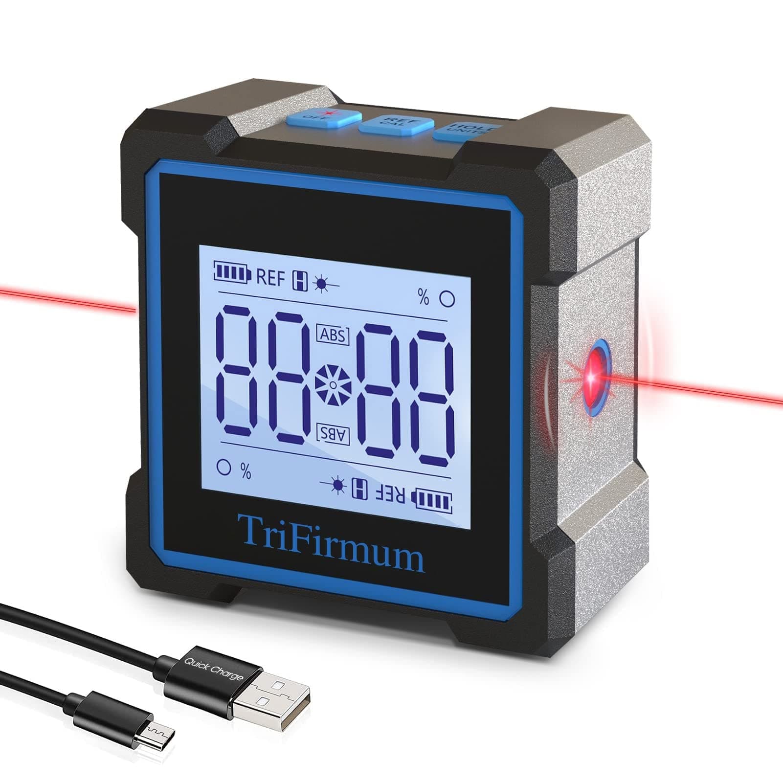 Digital Angle Finder&Electronic Level,3-in-1 Digital Level/Protractor/Inclinometer/Angle Gauge,Magnetic Level Box