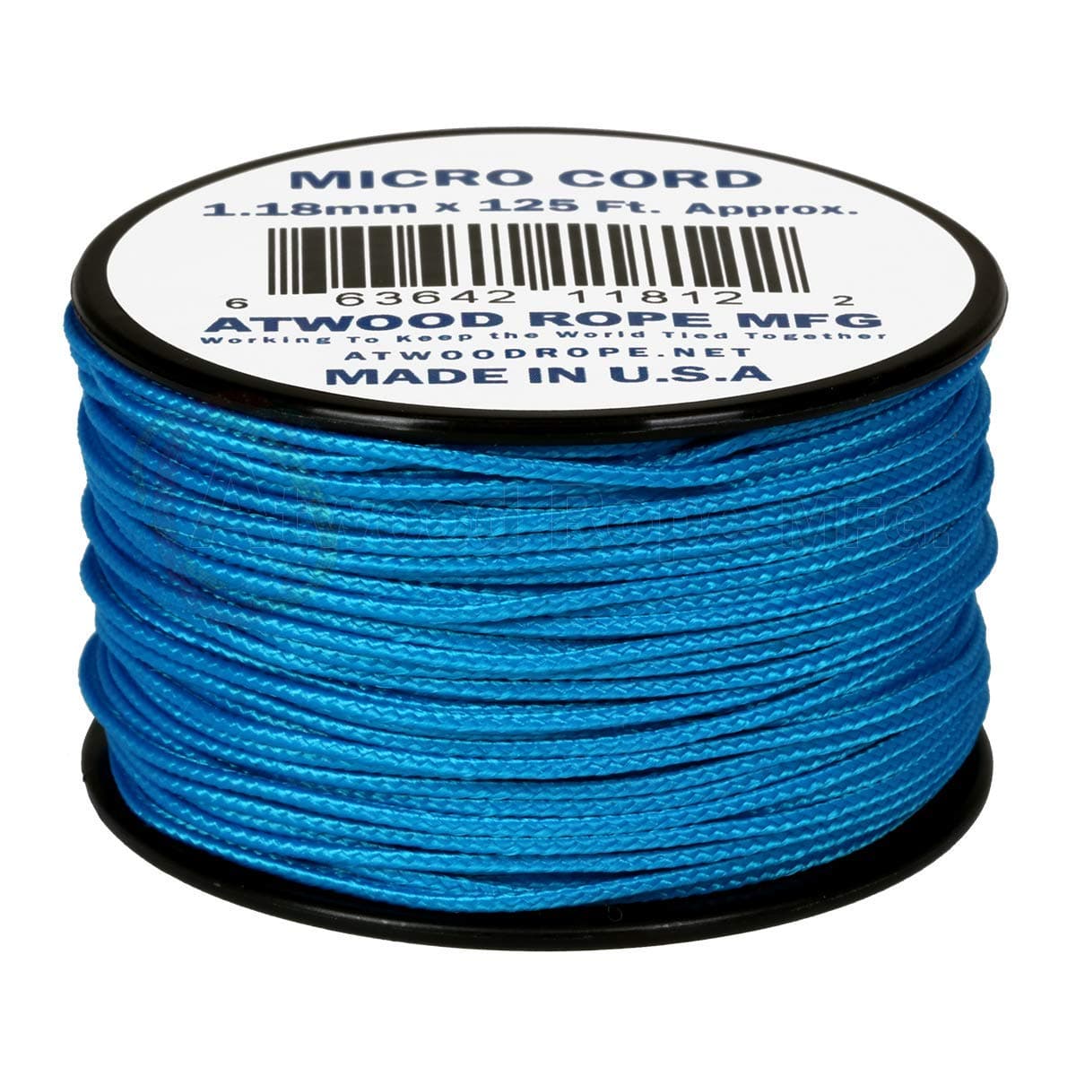 Atwood Rope MFG 1.18mm Micro Cord - Blue USA Made