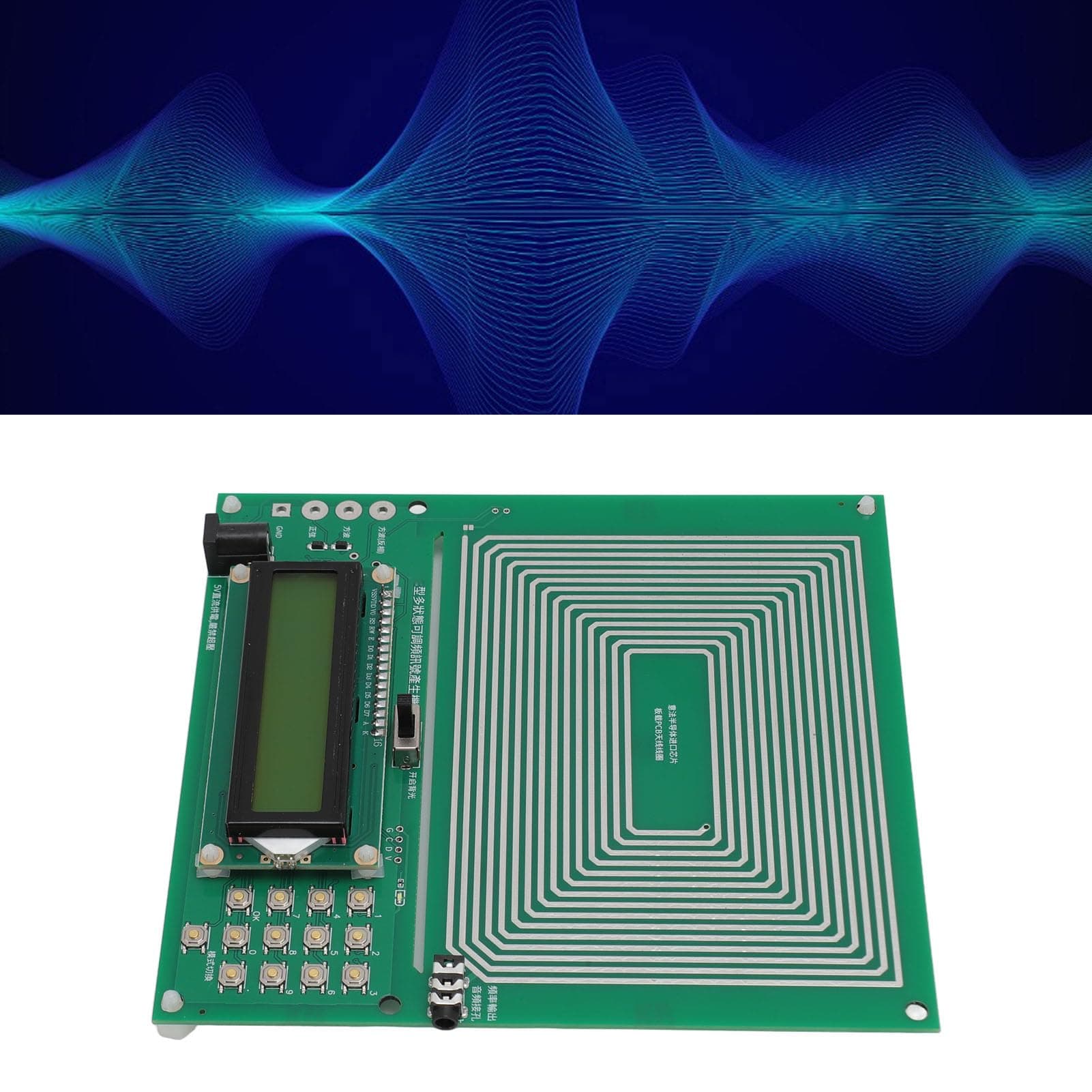 Generator, 0.01‑100000Hz Adjustable Ultra Low Frequency Pulse Generator,7.83Hz Sine Wave Resonance Generator Ultra Low Frequency Pulse Generator Resonator USB