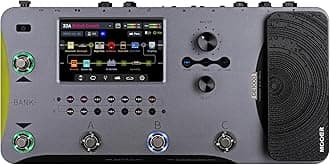 GE1000 Guitar Mutieffects Pedal Processor WIth 5" Touch Screen, 288 Effects, AI Equalization Third-brand IRs, Stereo Sound, Surport XLR, MIDI Port, APP Cloud