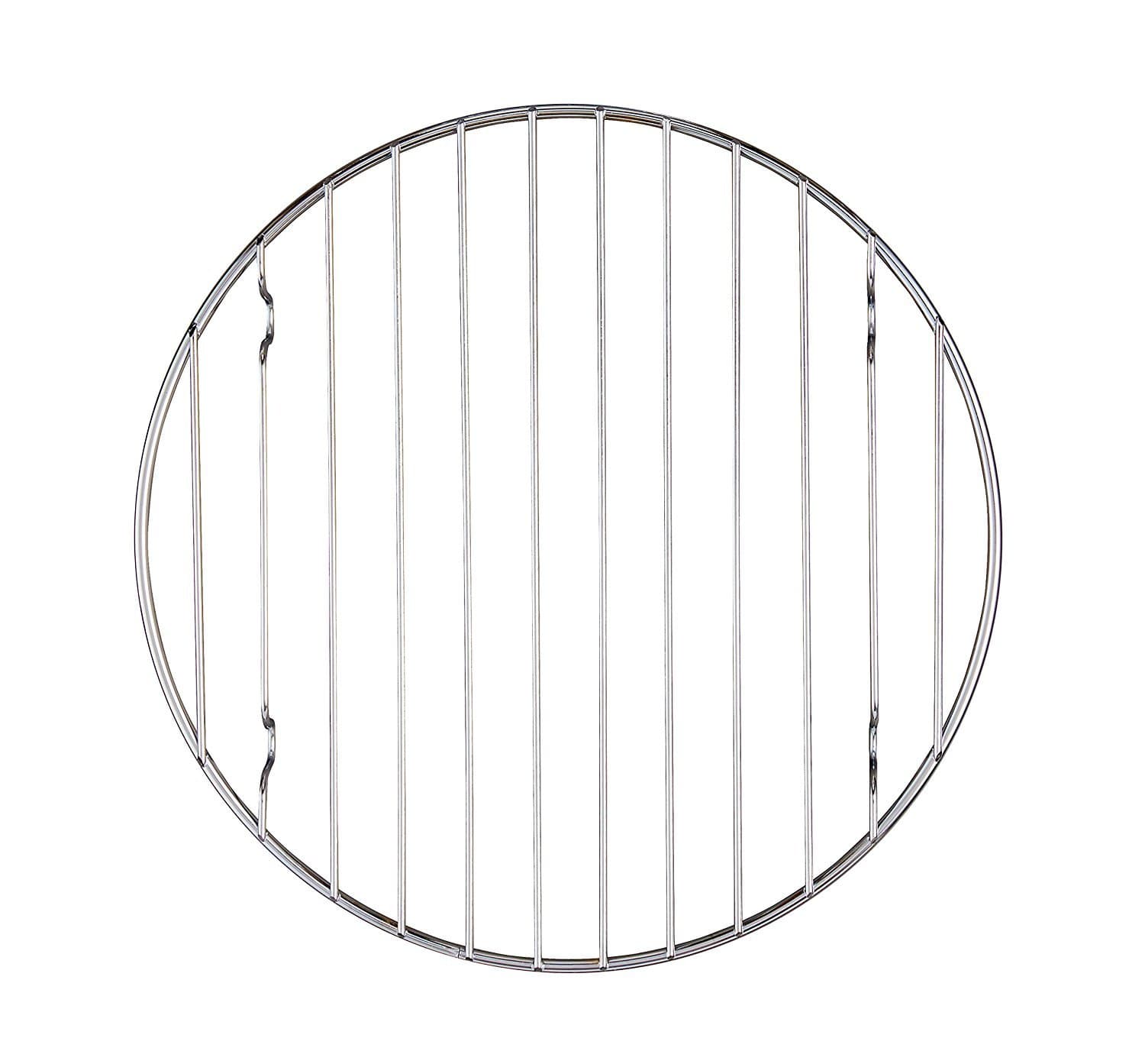 Mrs. Anderson's Baking Harold Imports 9-Inch Round Cake Rack, Silver