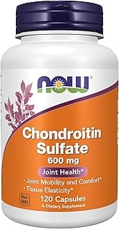 NOW Foods Chondroitin Sulfate 600mg, 120 Capsules