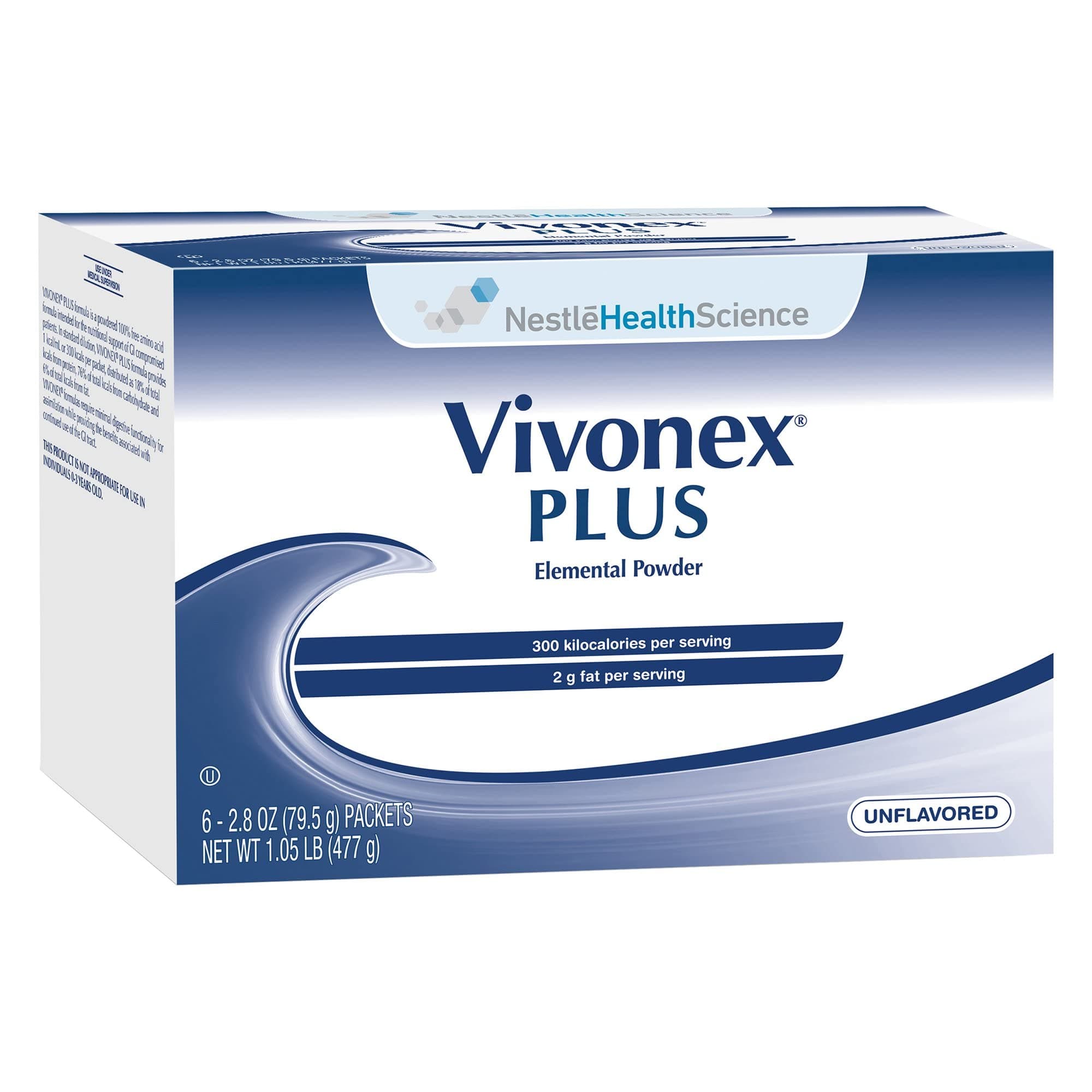 Vivonex Plus Oral Supplement Unflavored 2.8 oz Packet 6 Ct, Useful in Stressed, Catabolic Patients