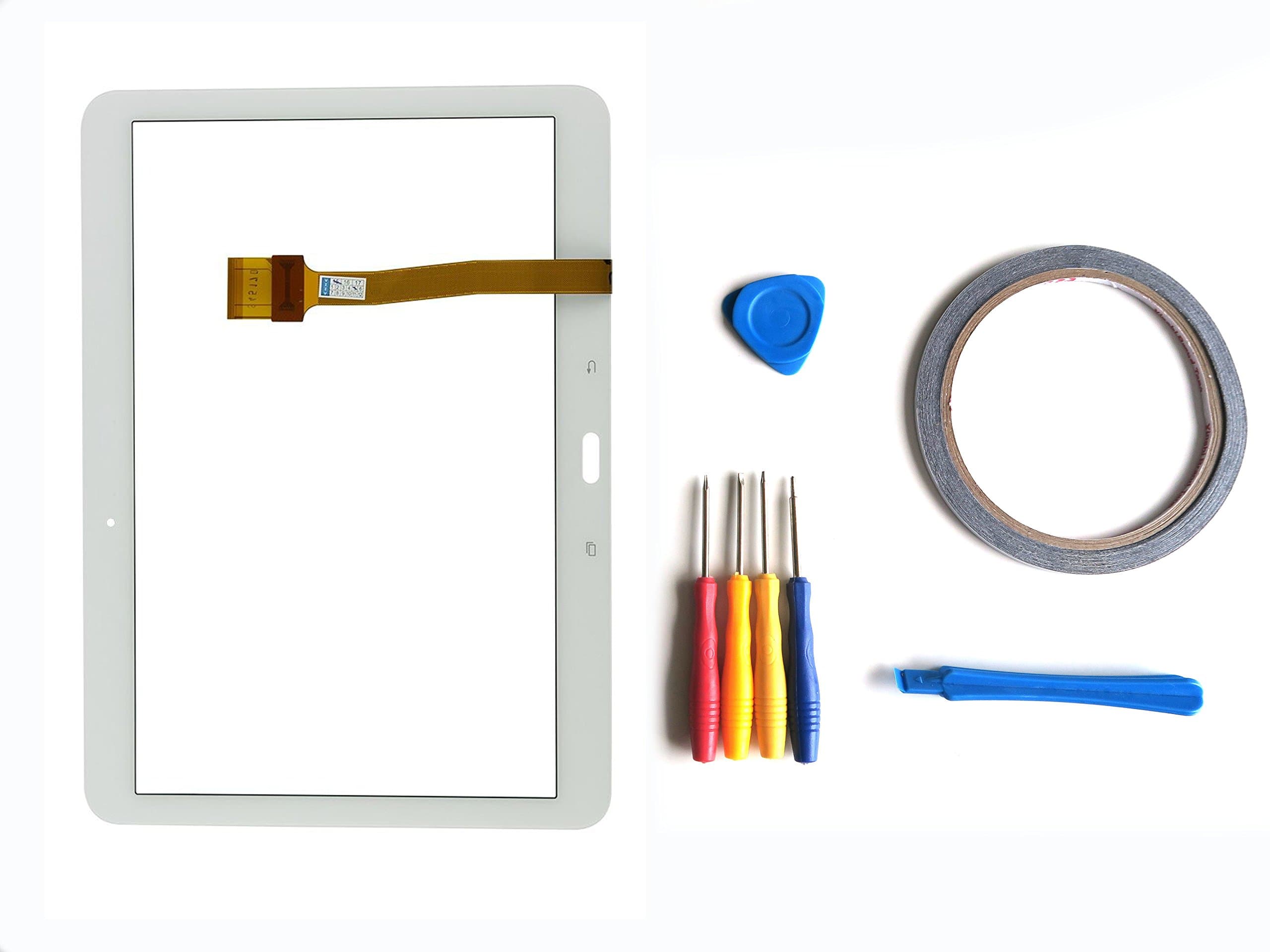 goodbaoyin Touch Screen Digitizer Replacement for Samsung Galaxy TAB 4 10.1" SM-T530NU T530 + Tools (Double-Sided Adhesive is Also Included)